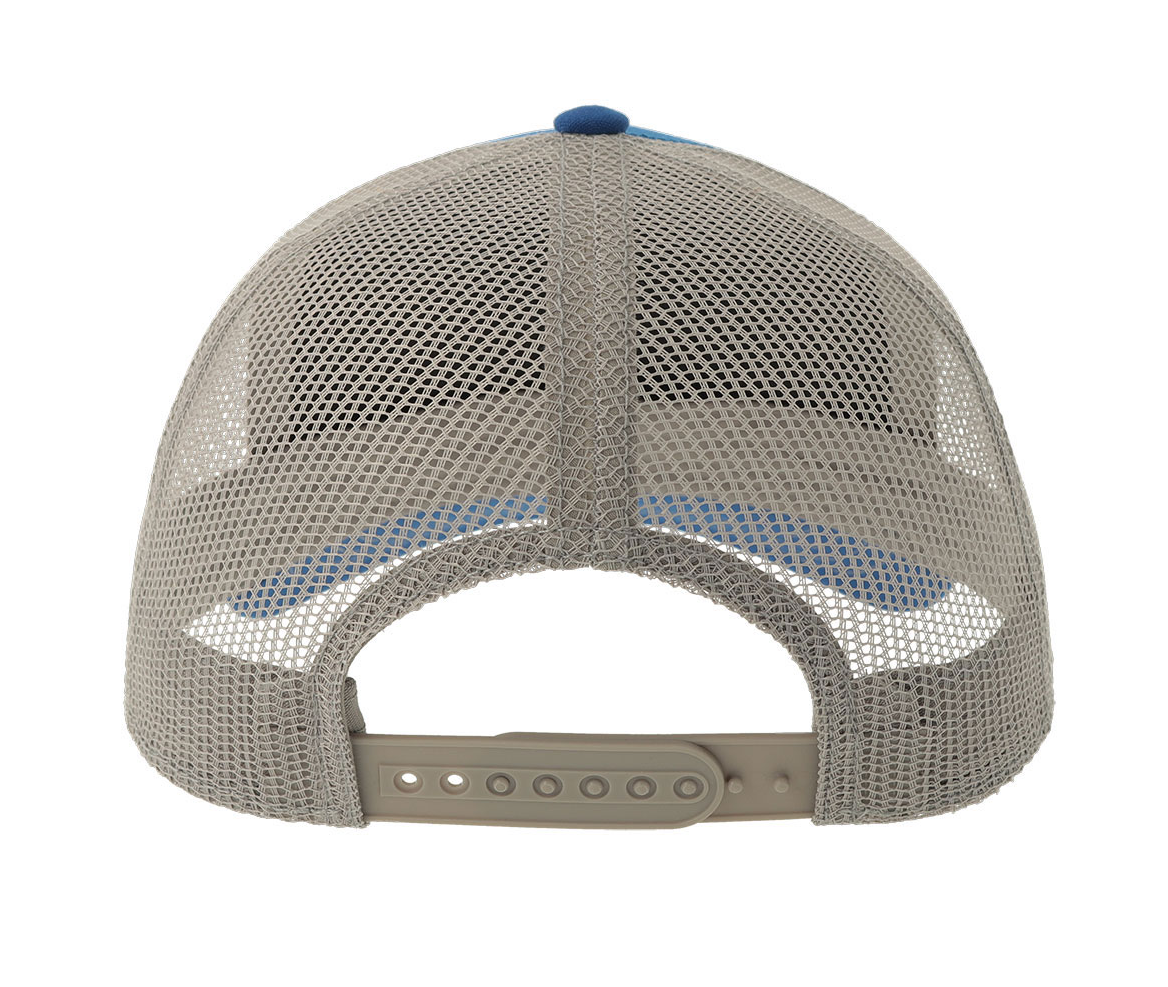 Casquette Rapper en Polyester Canvas Recyclé - Royal/grey