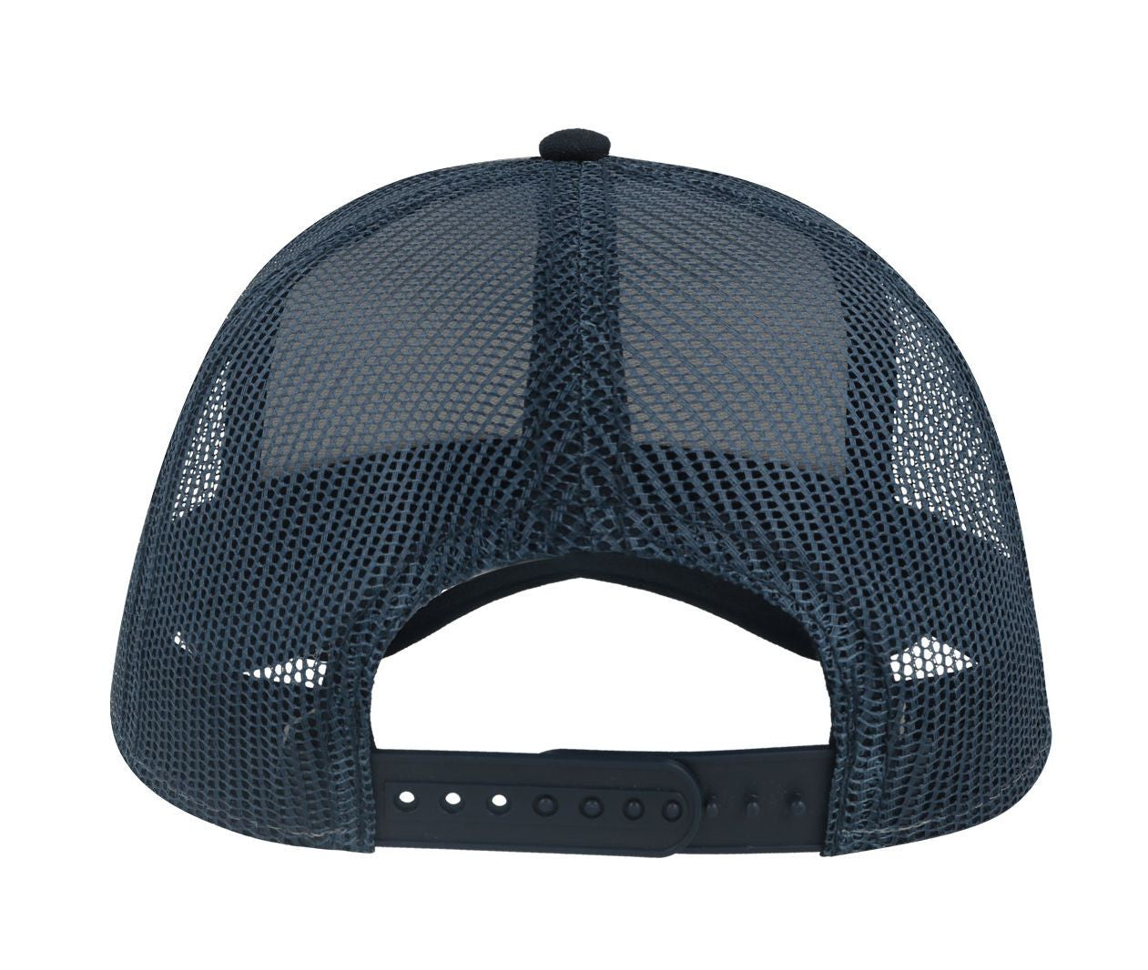 Casquette Rapper en Polyester Canvas Recyclé - Grey / Navy / Navy