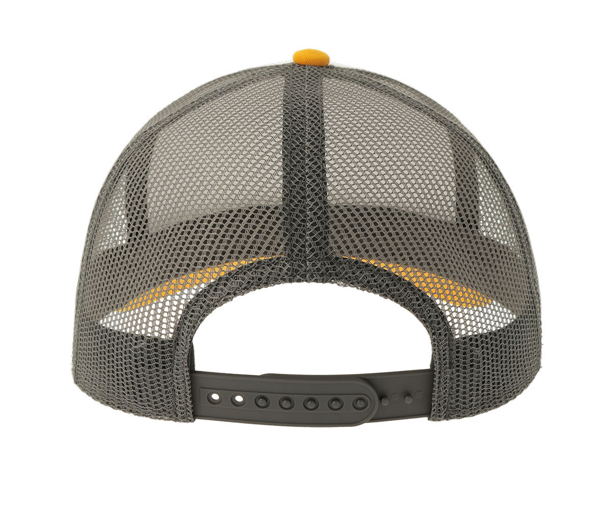 Casquette Rapper en Polyester Canvas Recyclé - White/yellow/dark Grey
