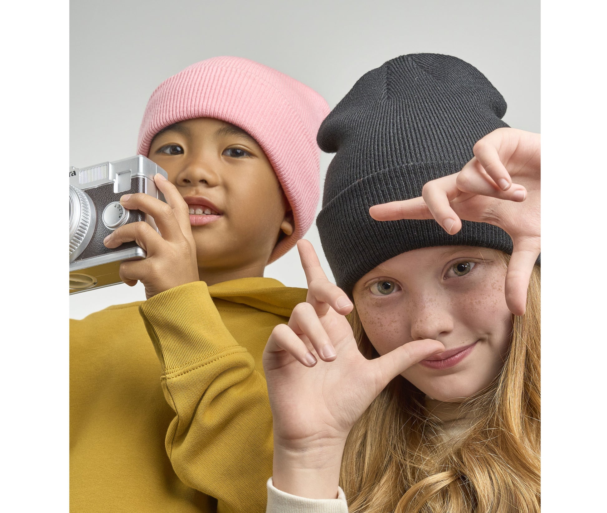 Bonnet enfant en polyester recyclé