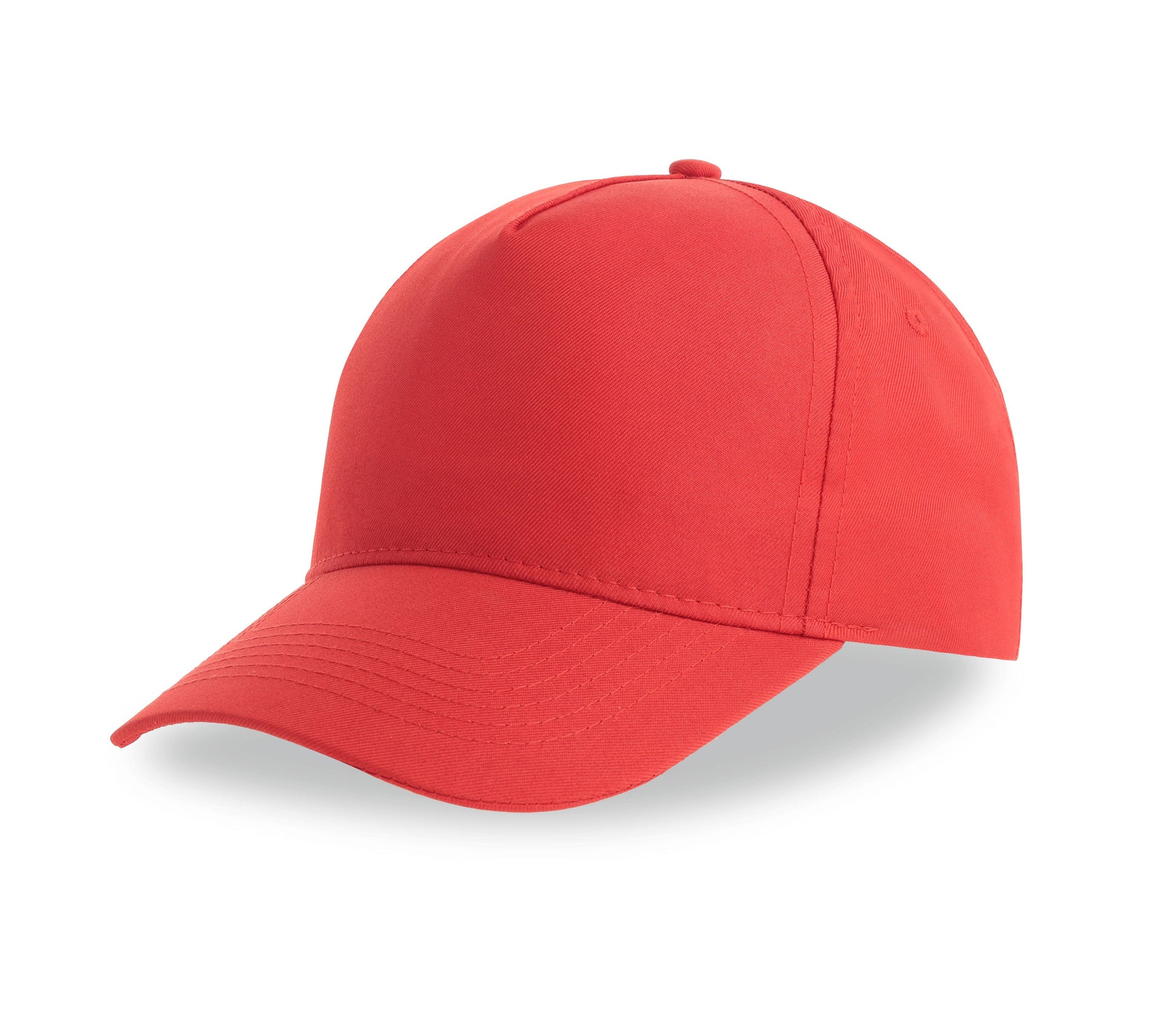 Casquette Baseball 5 Pans en Polyester Recyclé - Red