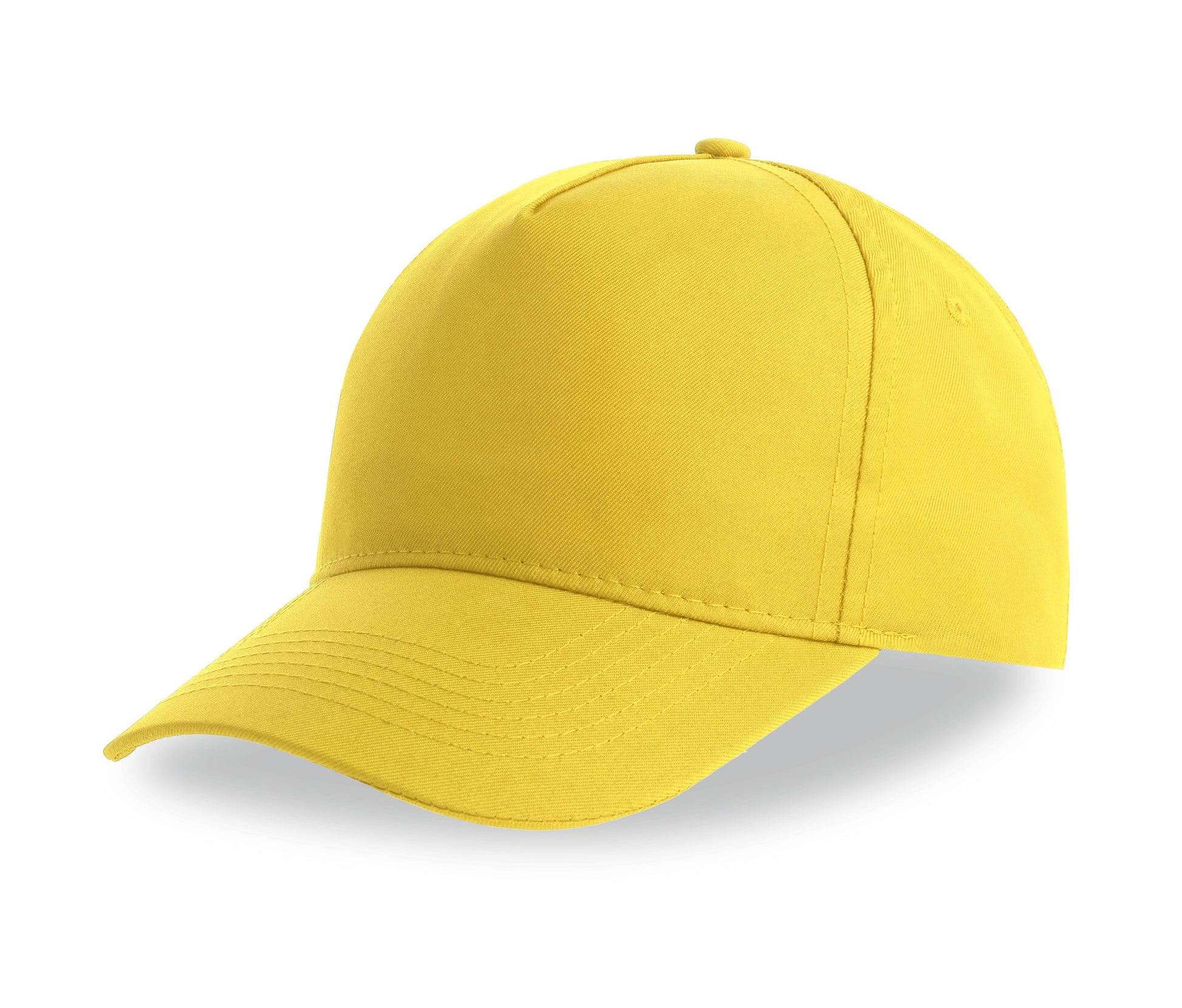 Casquette Baseball 5 Pans en Polyester Recyclé - Yellow