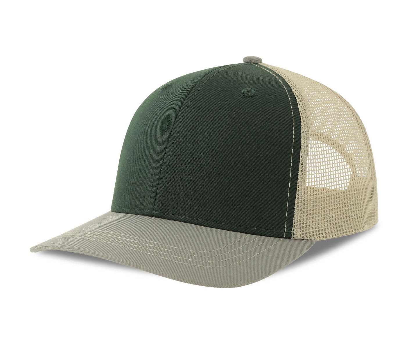Casquette Trucker - Bottle Green/grey/stone