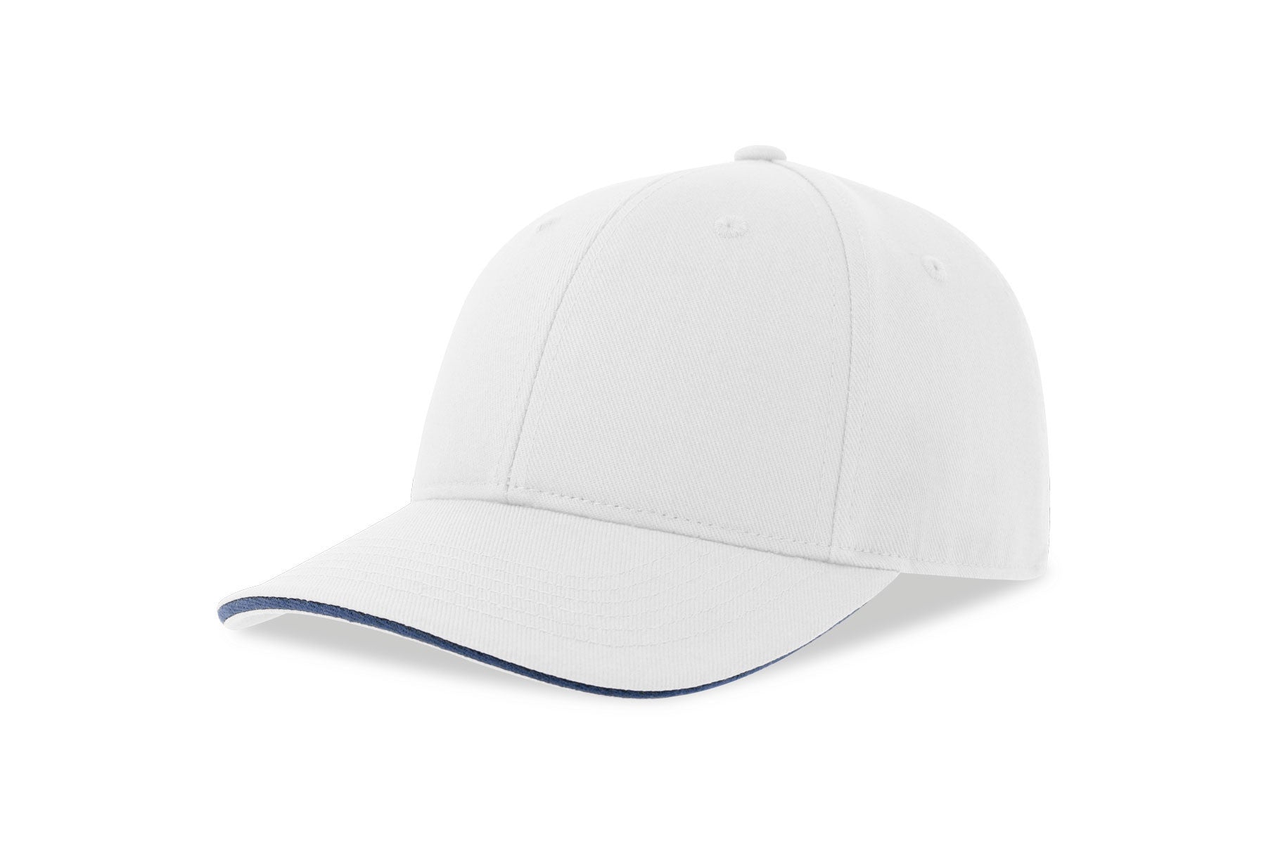 Casquette 6 Pans Contrastée - White / Navy