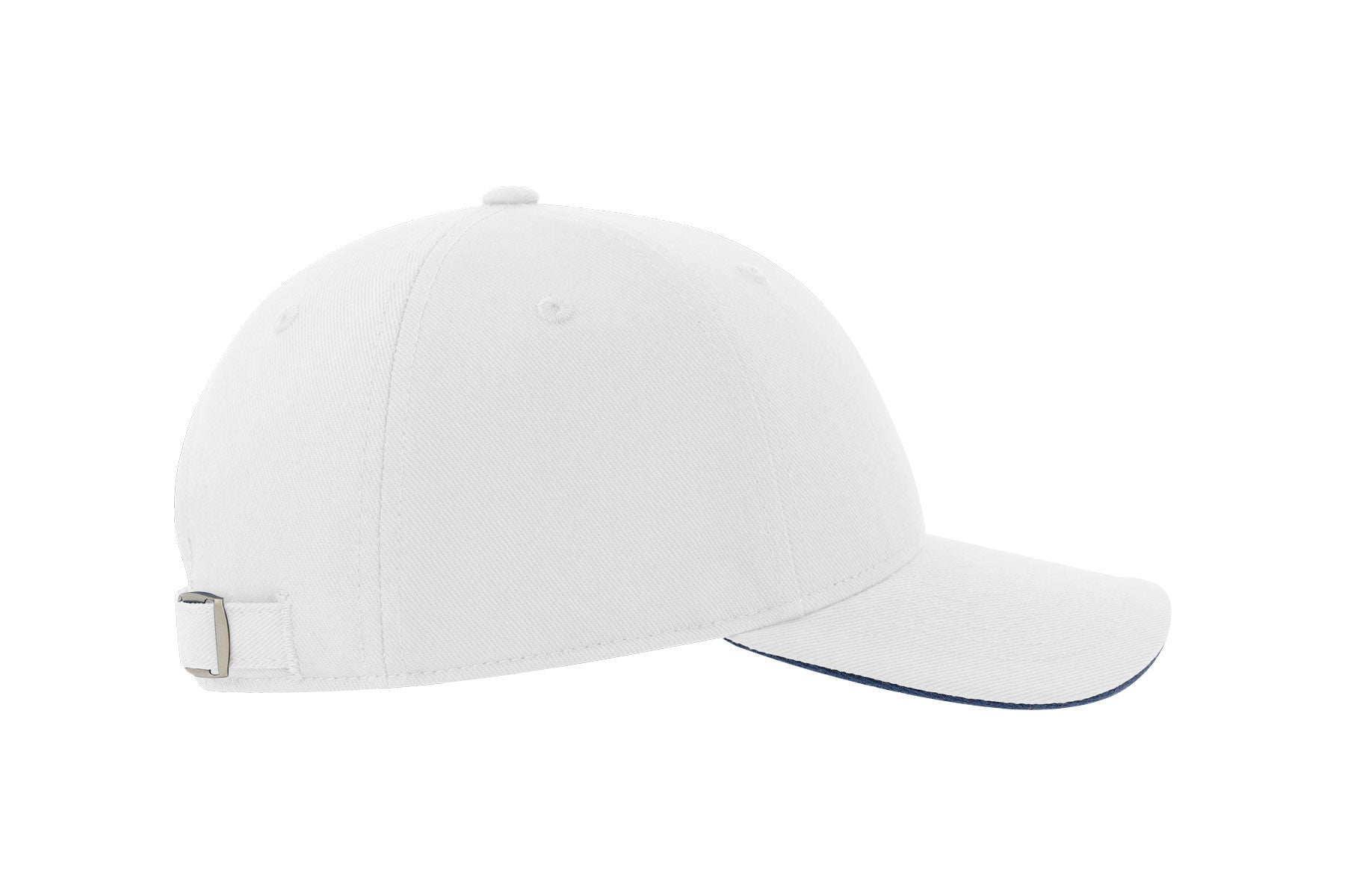 Casquette 6 Pans Contrastée - White / Navy