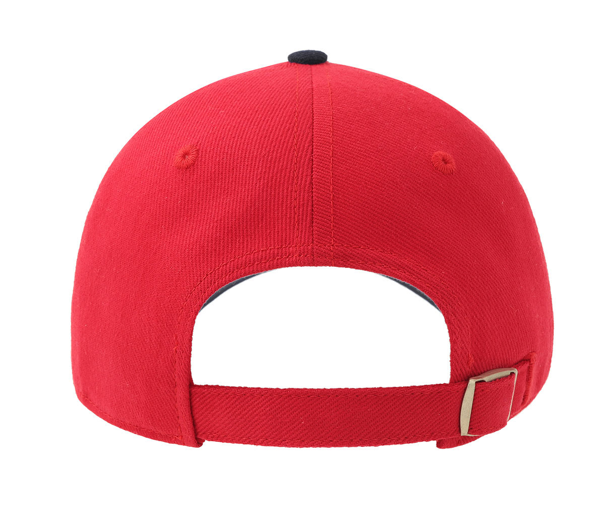 Casquette 6 Pans Contrastée - Black/red