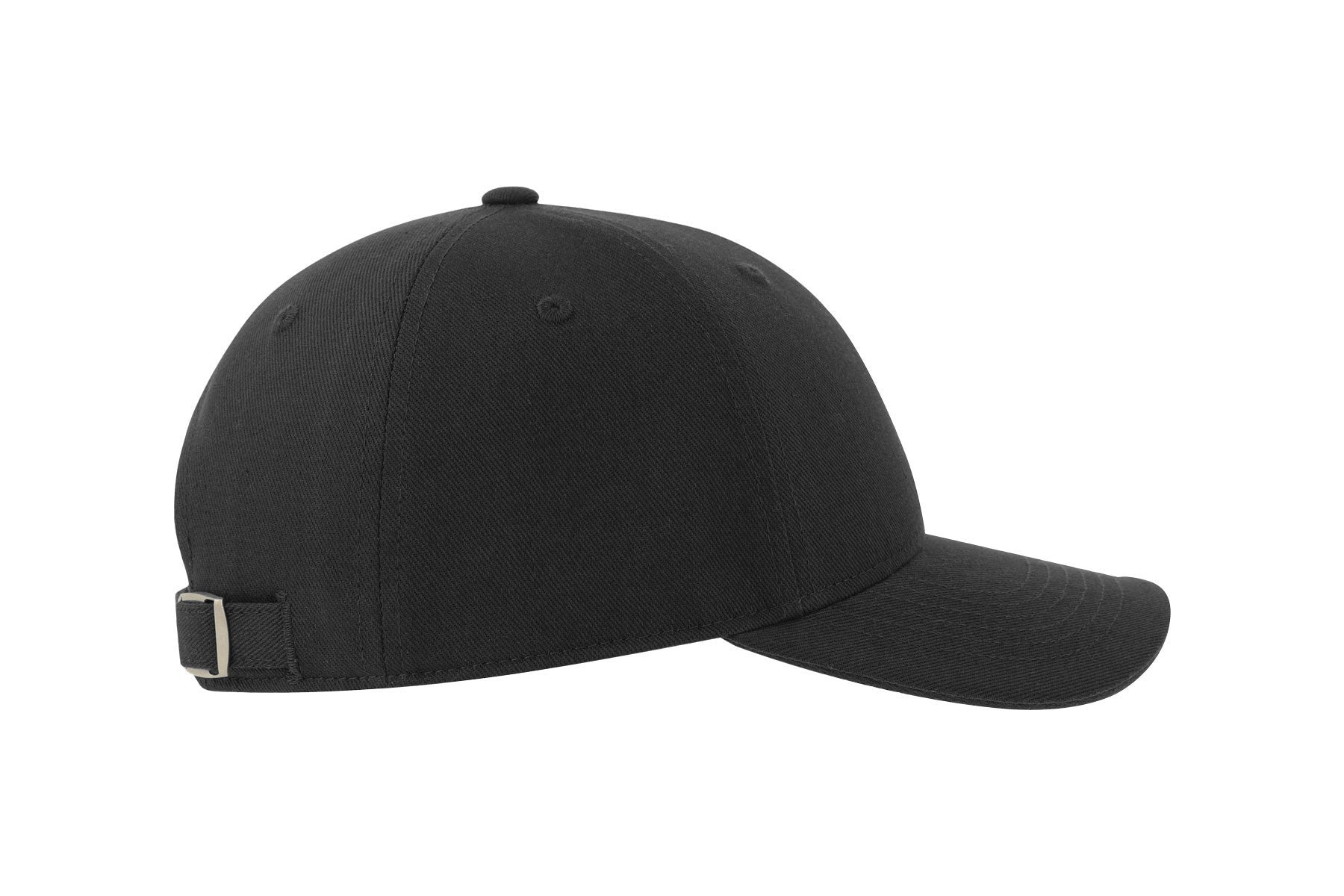 Casquette 6 Pans Contrastée - Black / Black