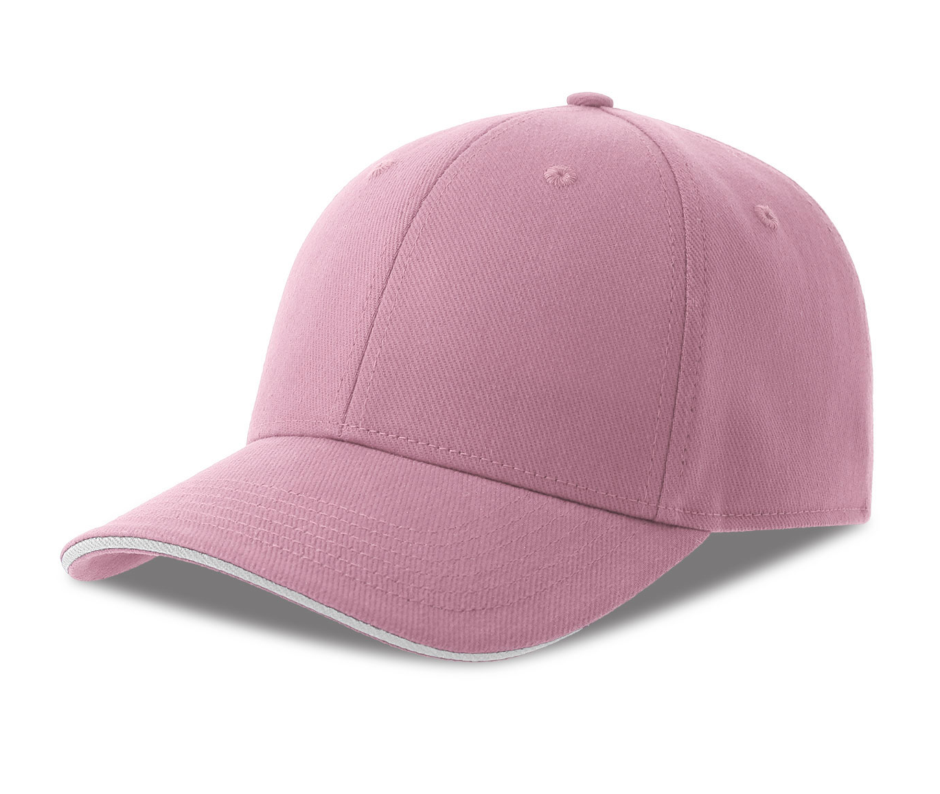 Casquette 6 Pans Contrastée - Pink/white