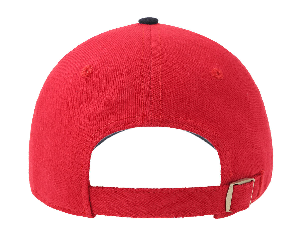Casquette 6 Pans Contrastée - Red/navy