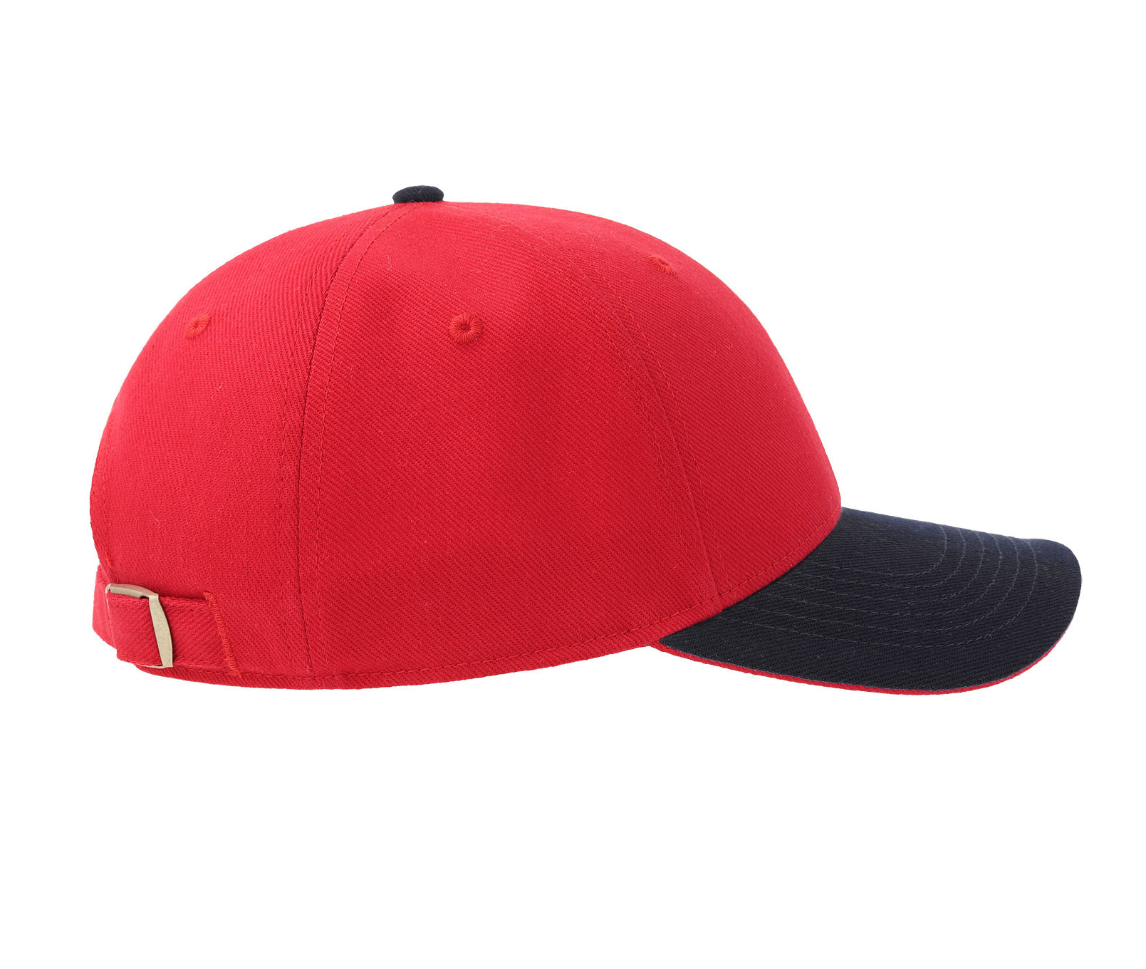 Casquette 6 Pans Contrastée - Red/navy