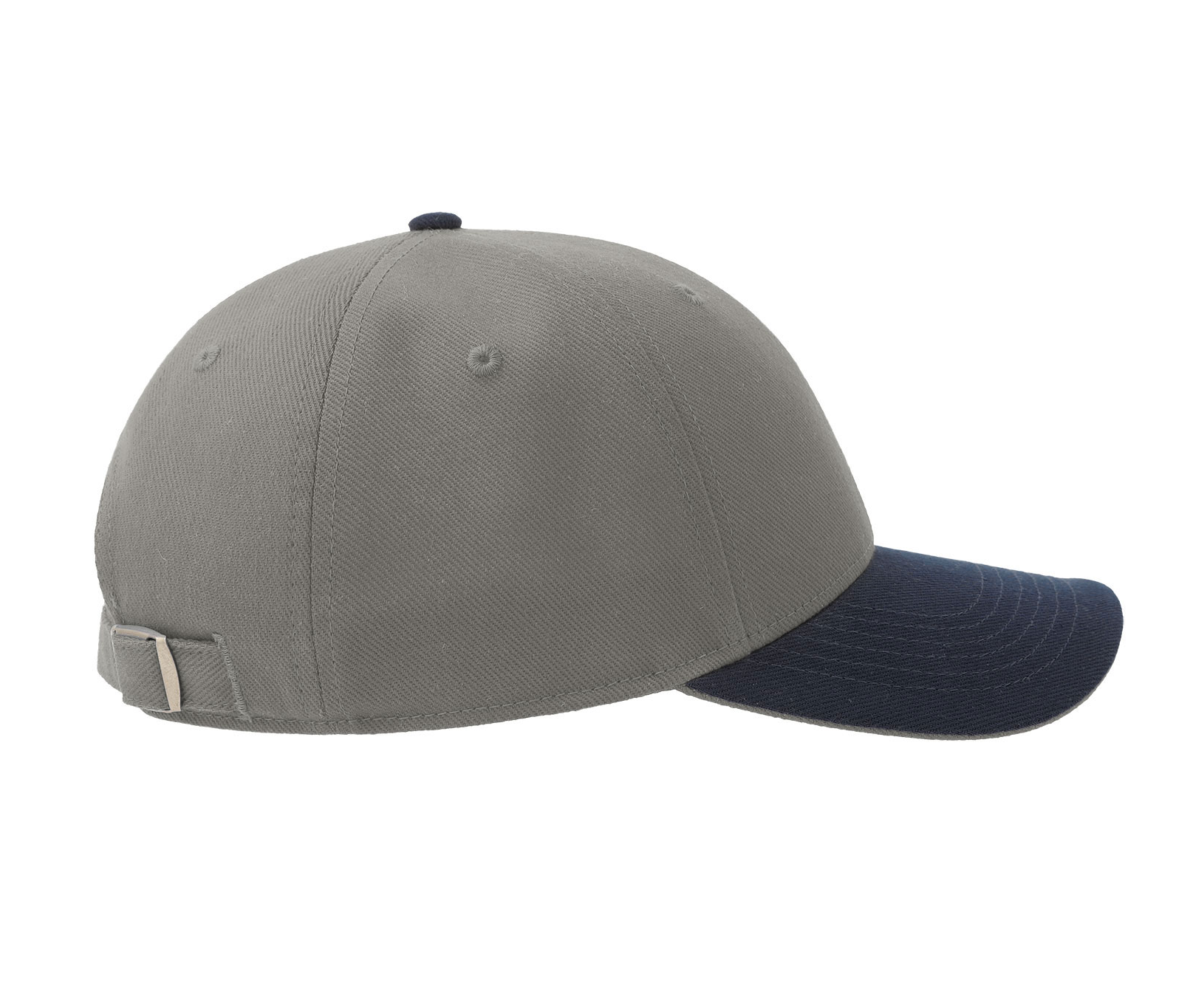 Casquette 6 Pans Contrastée - Grey/navy