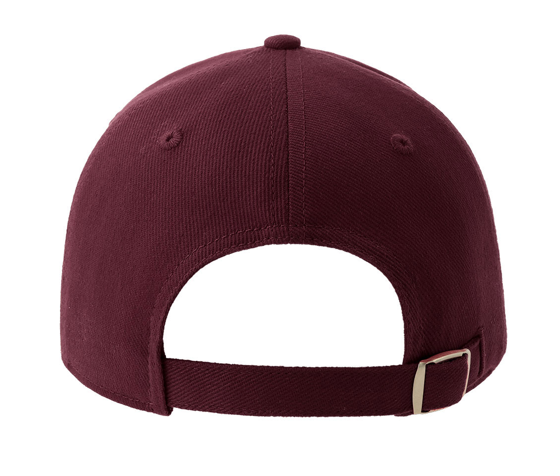 Casquette 6 Pans Contrastée - Burgundy/white