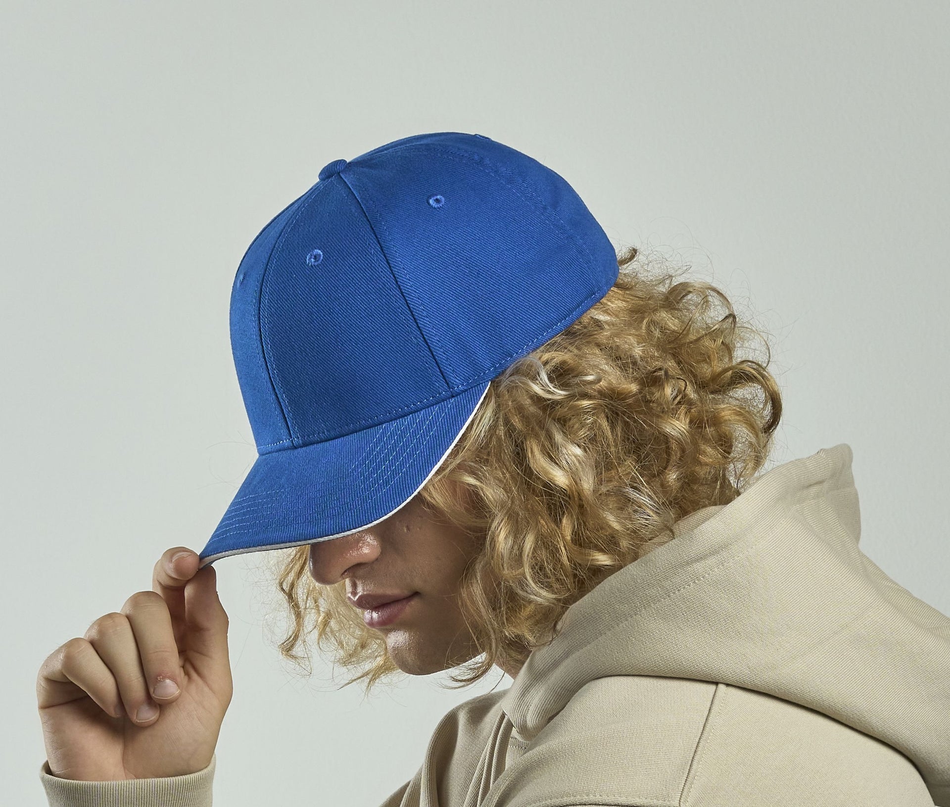 Casquette 6 pans contrastée