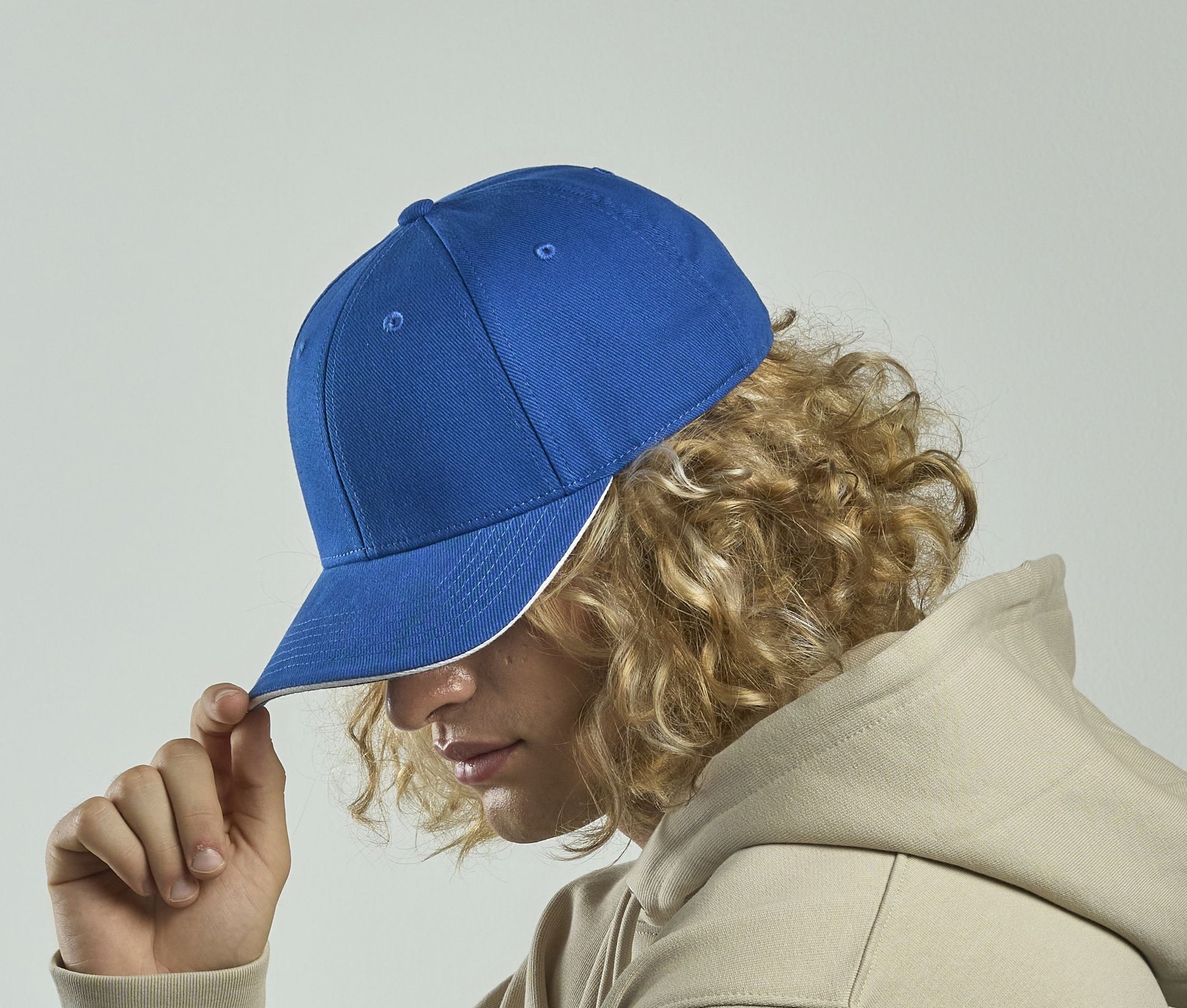 Casquette 6 pans contrastée