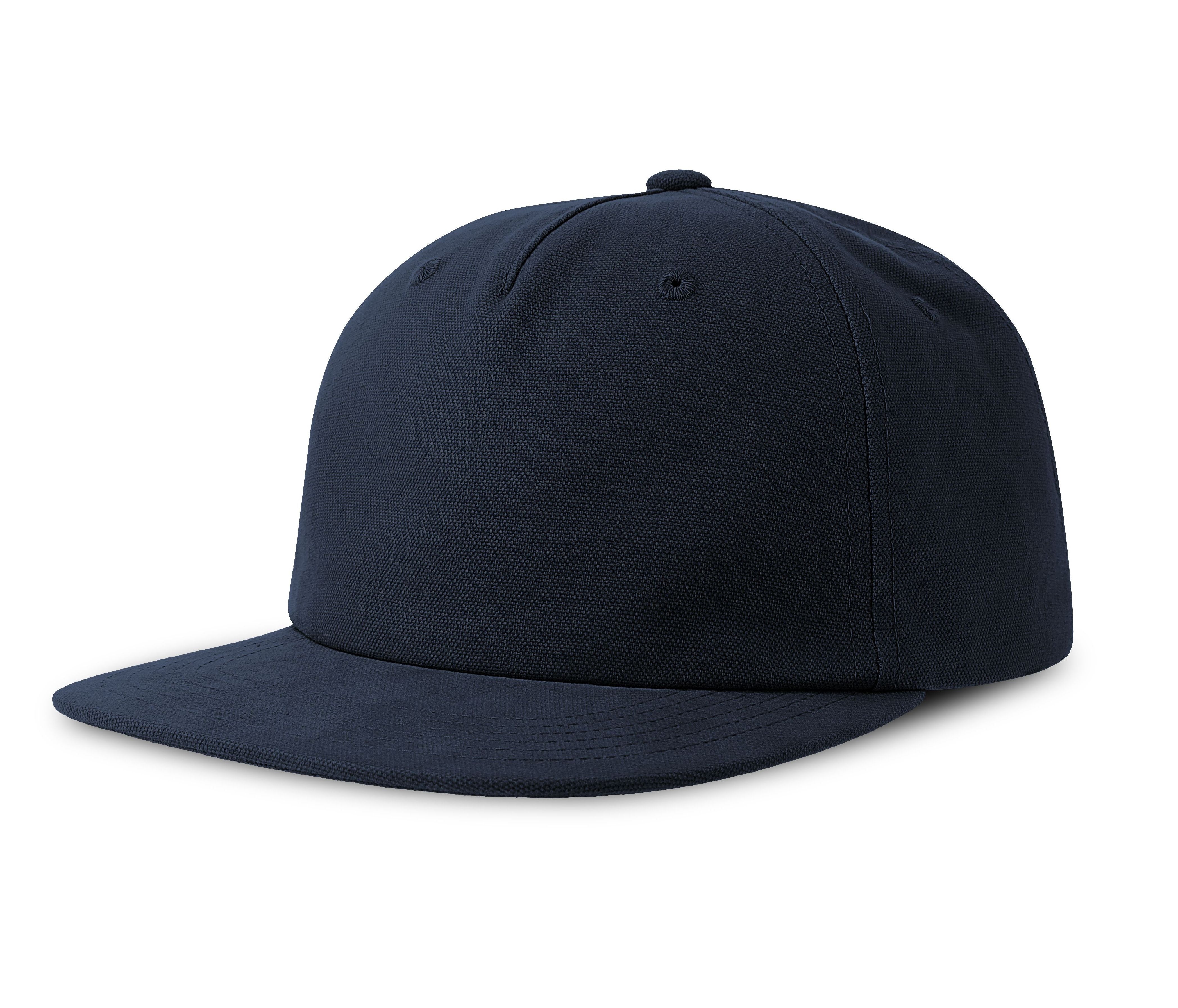 Casquette Vintage Visière Plate - Navy