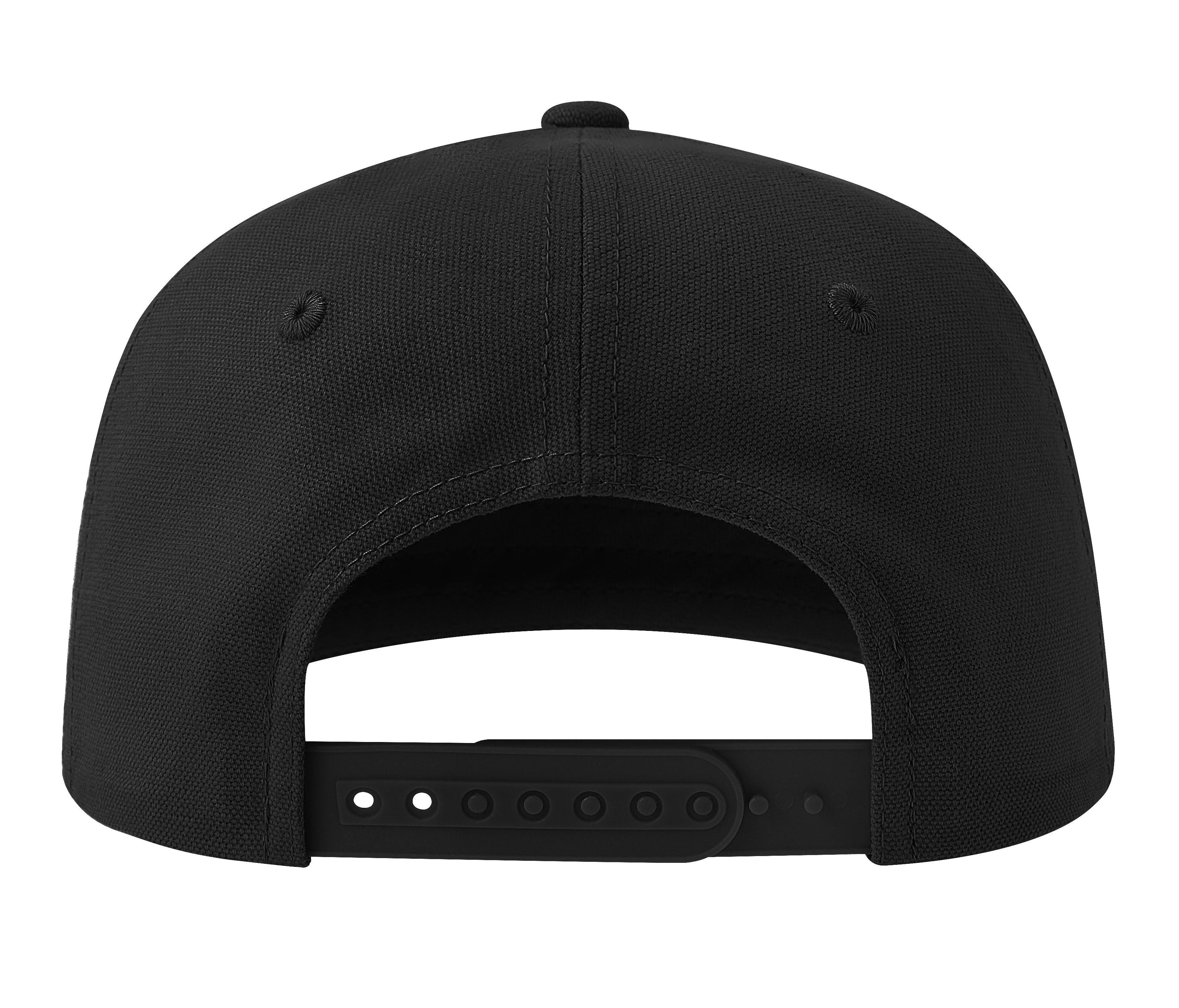 Casquette Vintage Visière Plate - Black