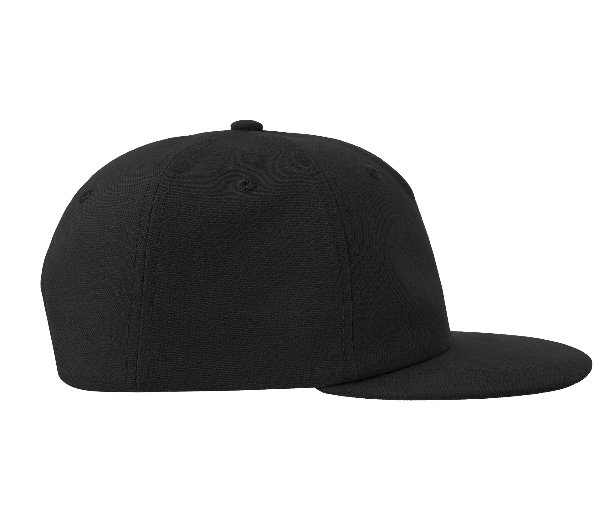 Casquette Vintage Visière Plate - Black