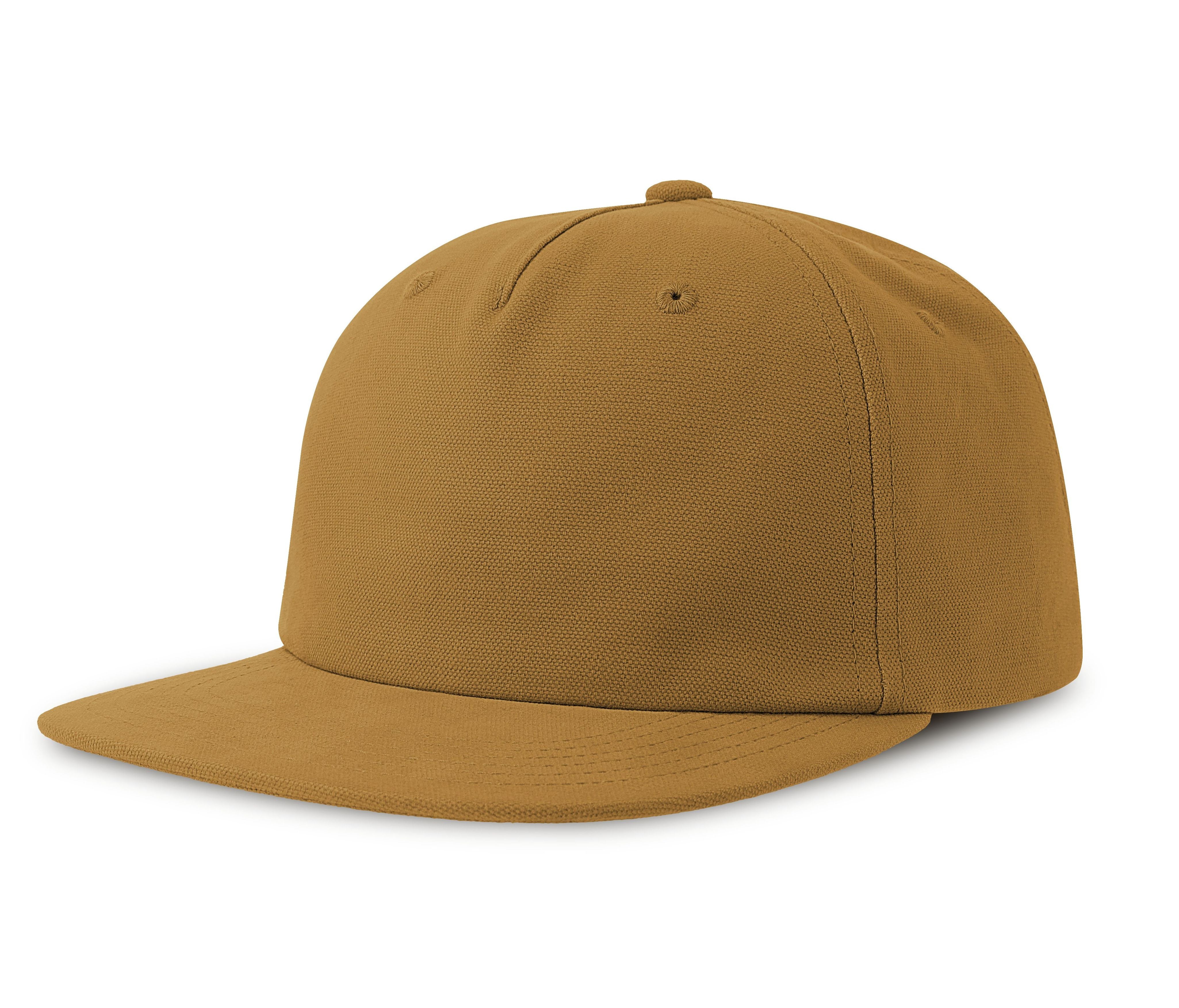 Casquette Vintage Visière Plate - Dark Mustard