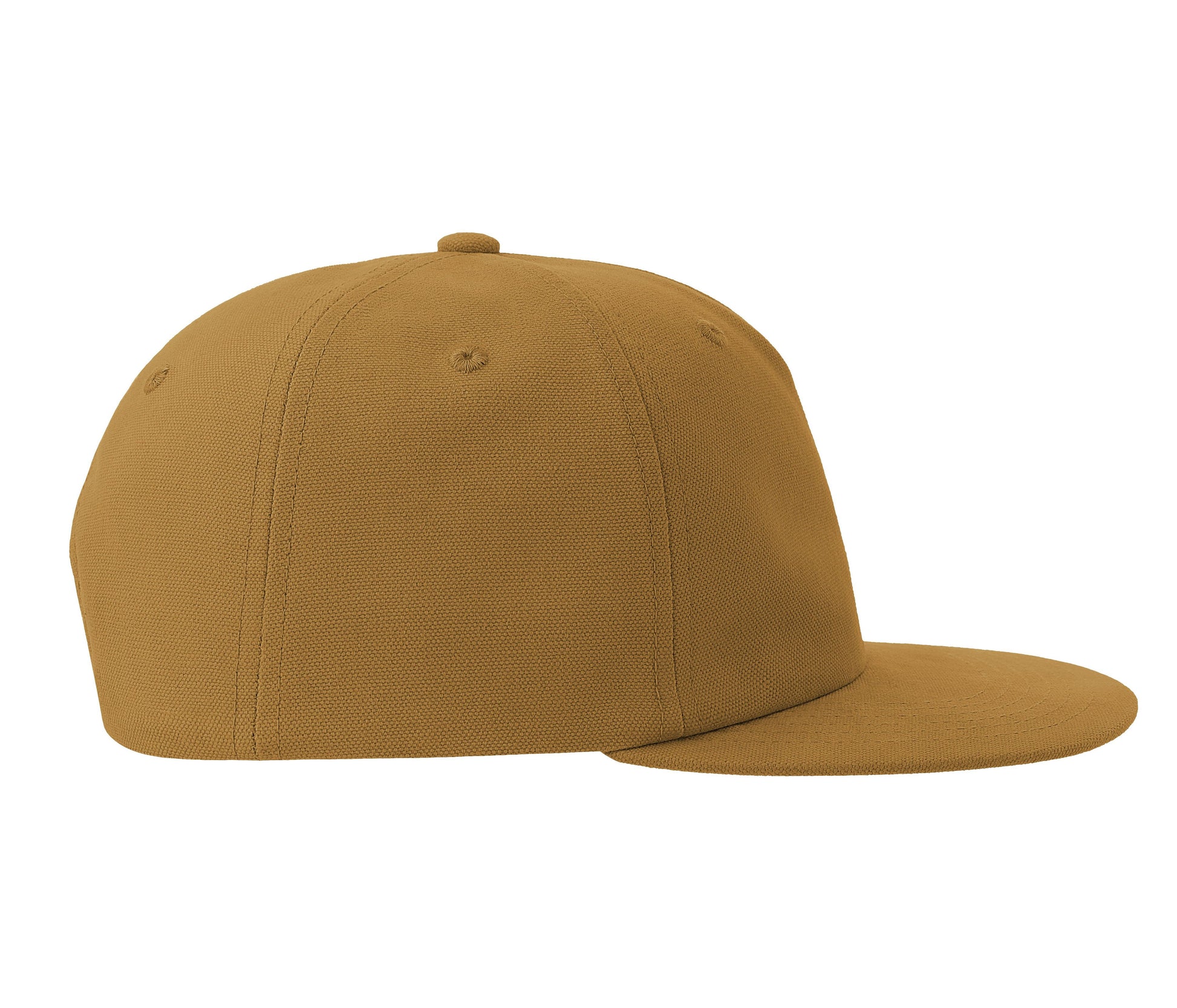 Casquette Vintage Visière Plate - Dark Mustard