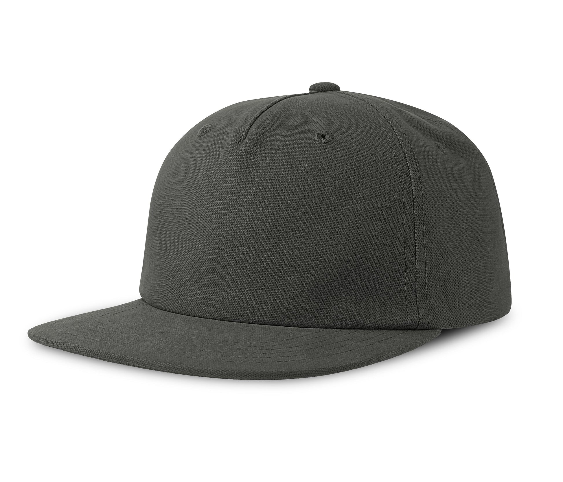 Casquette Vintage Visière Plate - Dark Grey