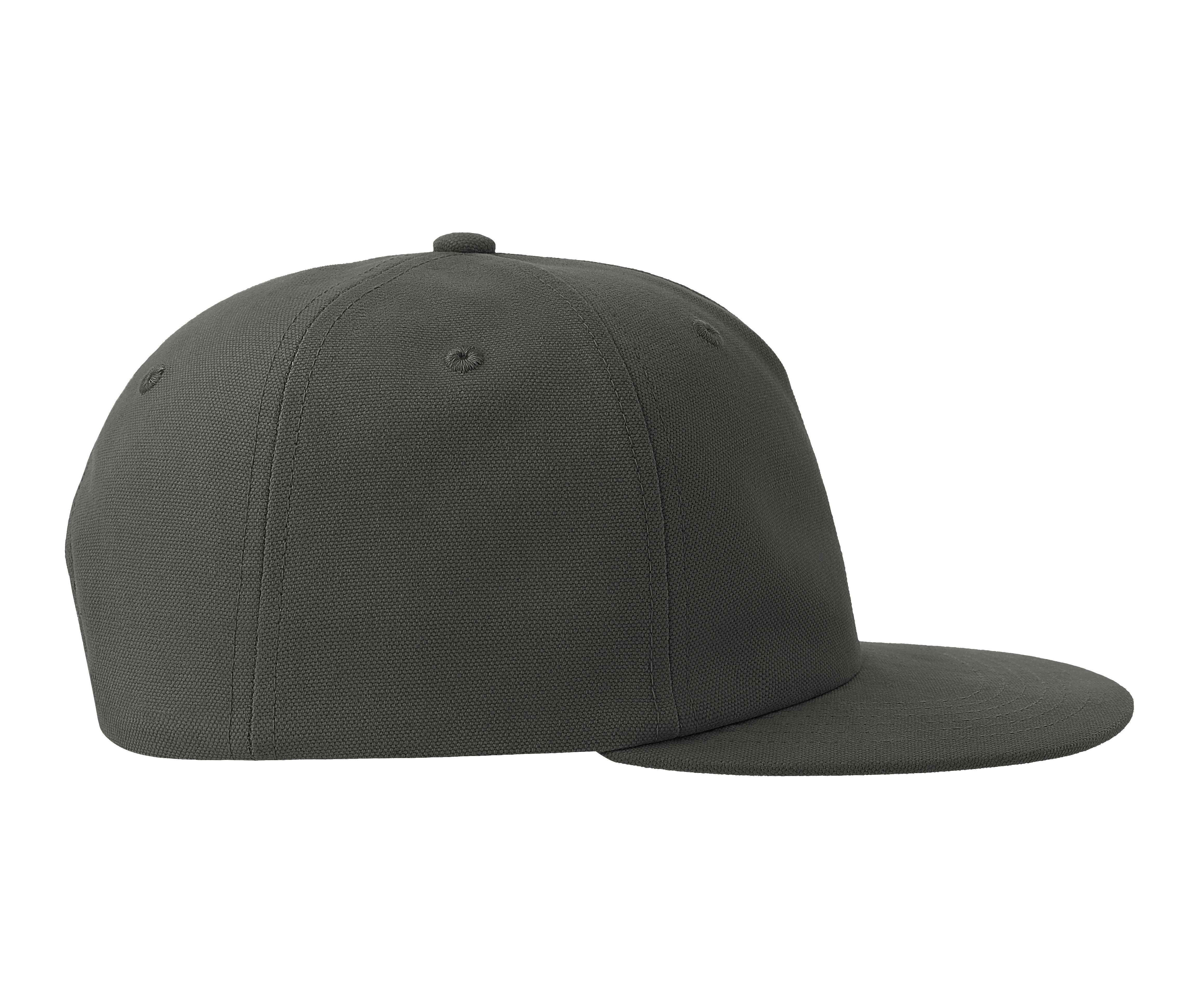 Casquette Vintage Visière Plate - Dark Grey