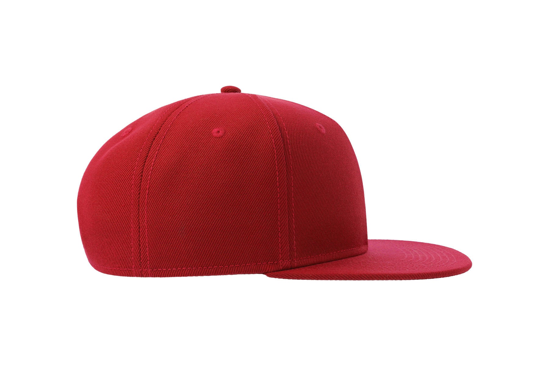 Casquette Snap Visière Plate - Red