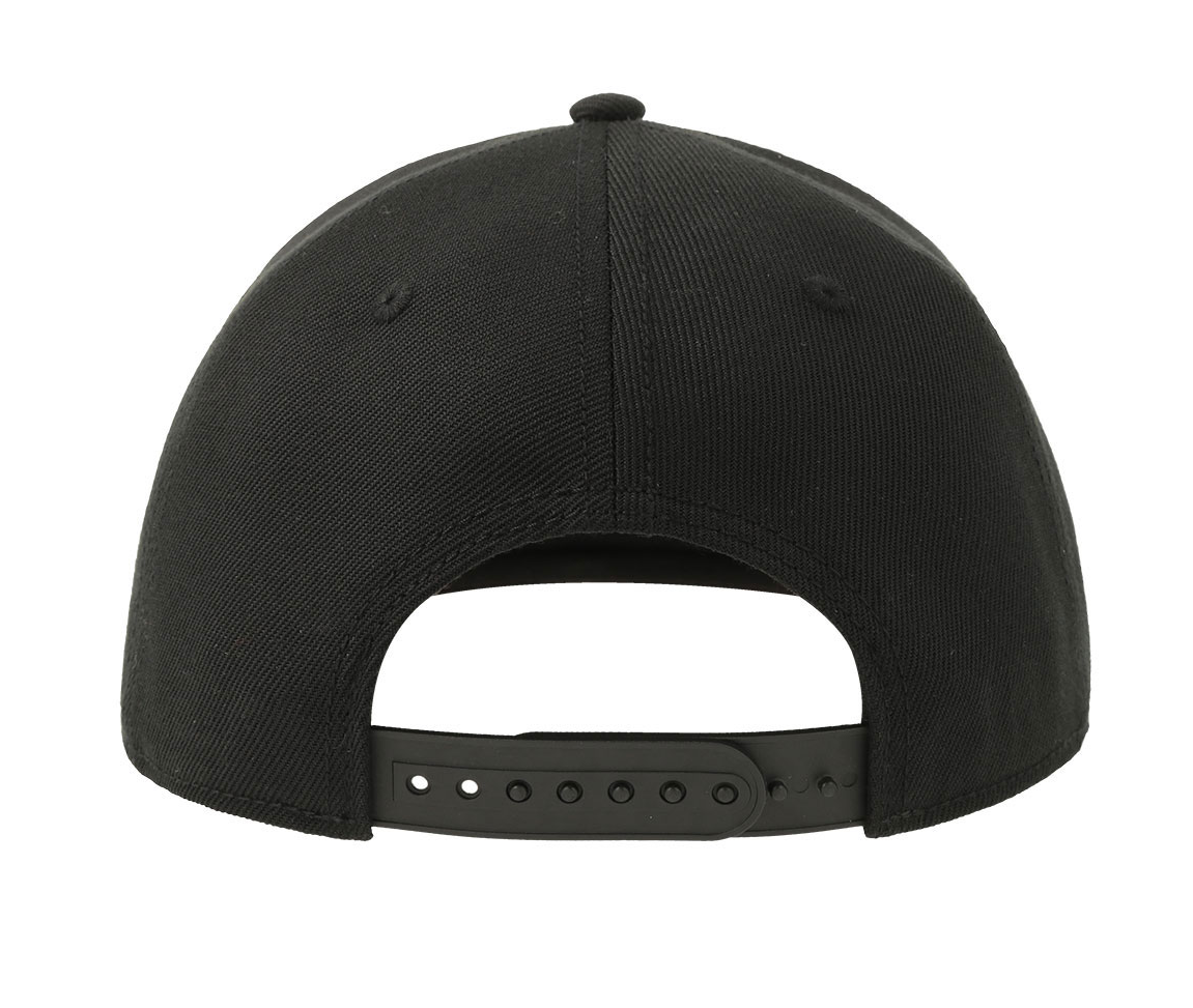 Casquette Snap Visière Plate - Black/red