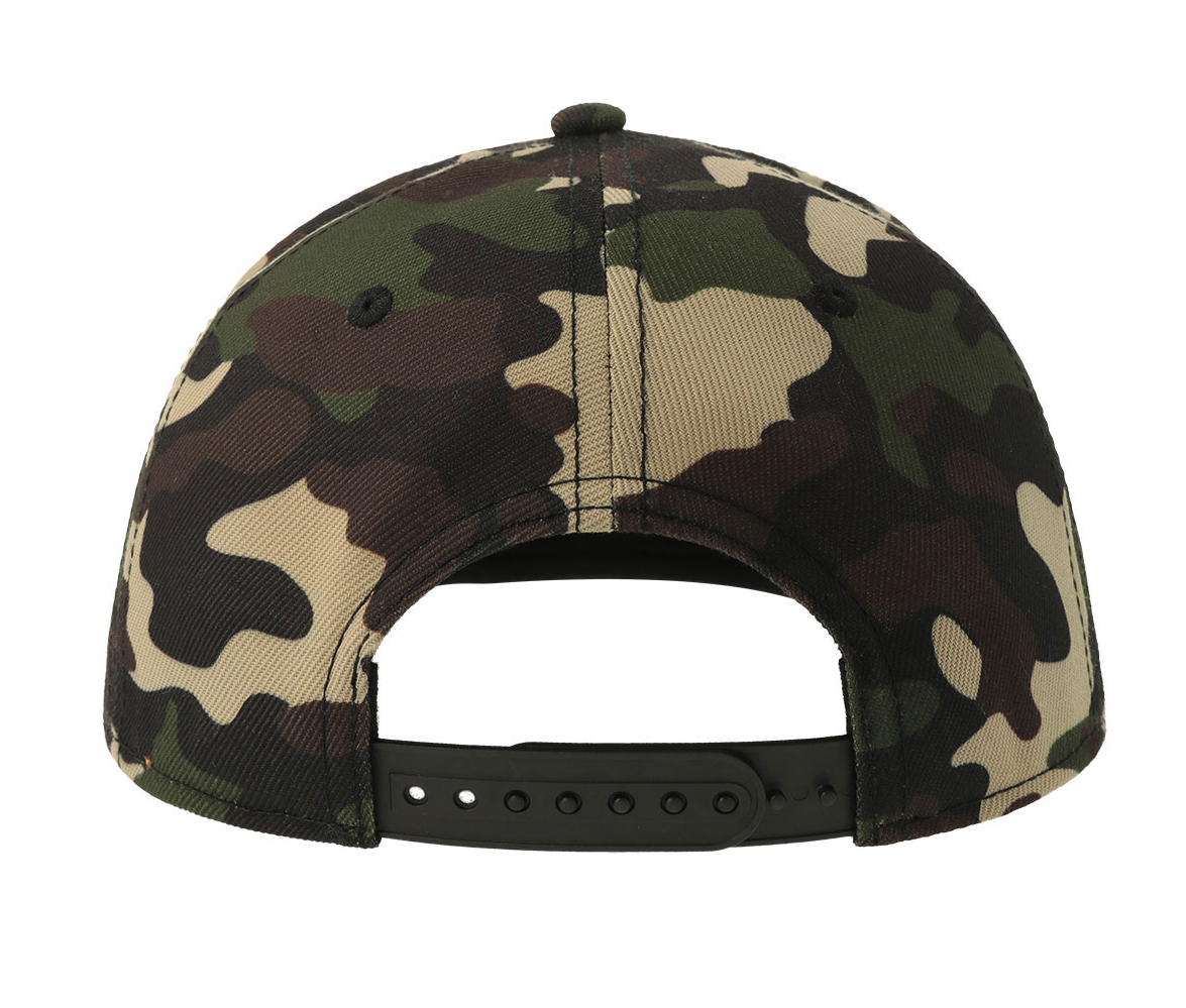 Casquette Snap Visière Plate - Camouflage/black