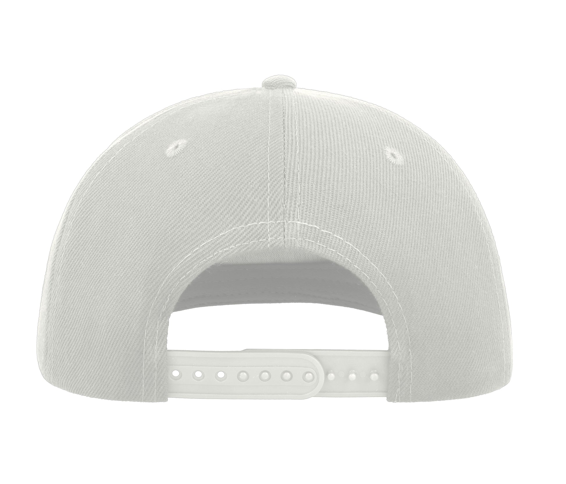 Casquette Visière Plate 5 Pans - White