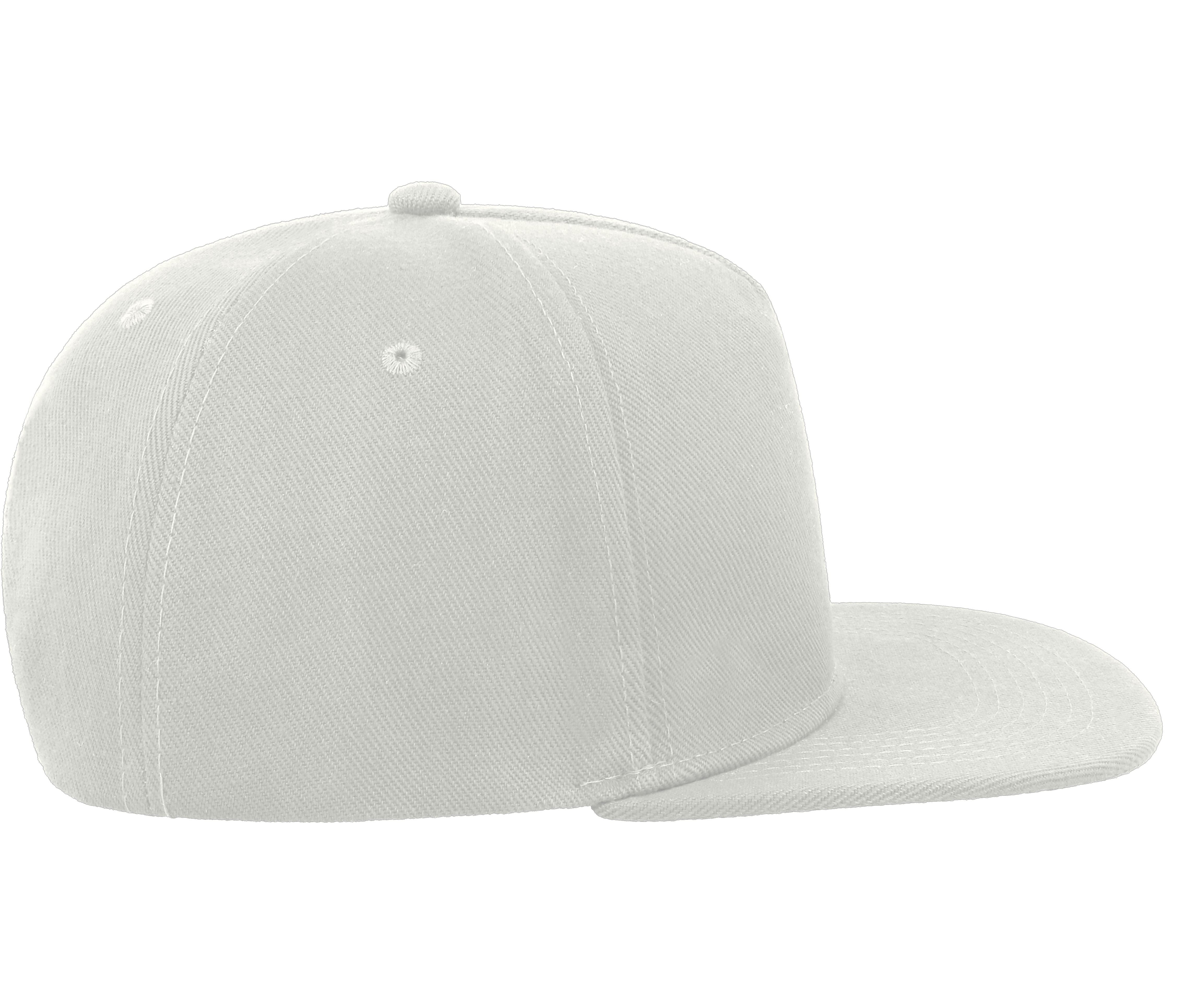 Casquette Visière Plate 5 Pans - White