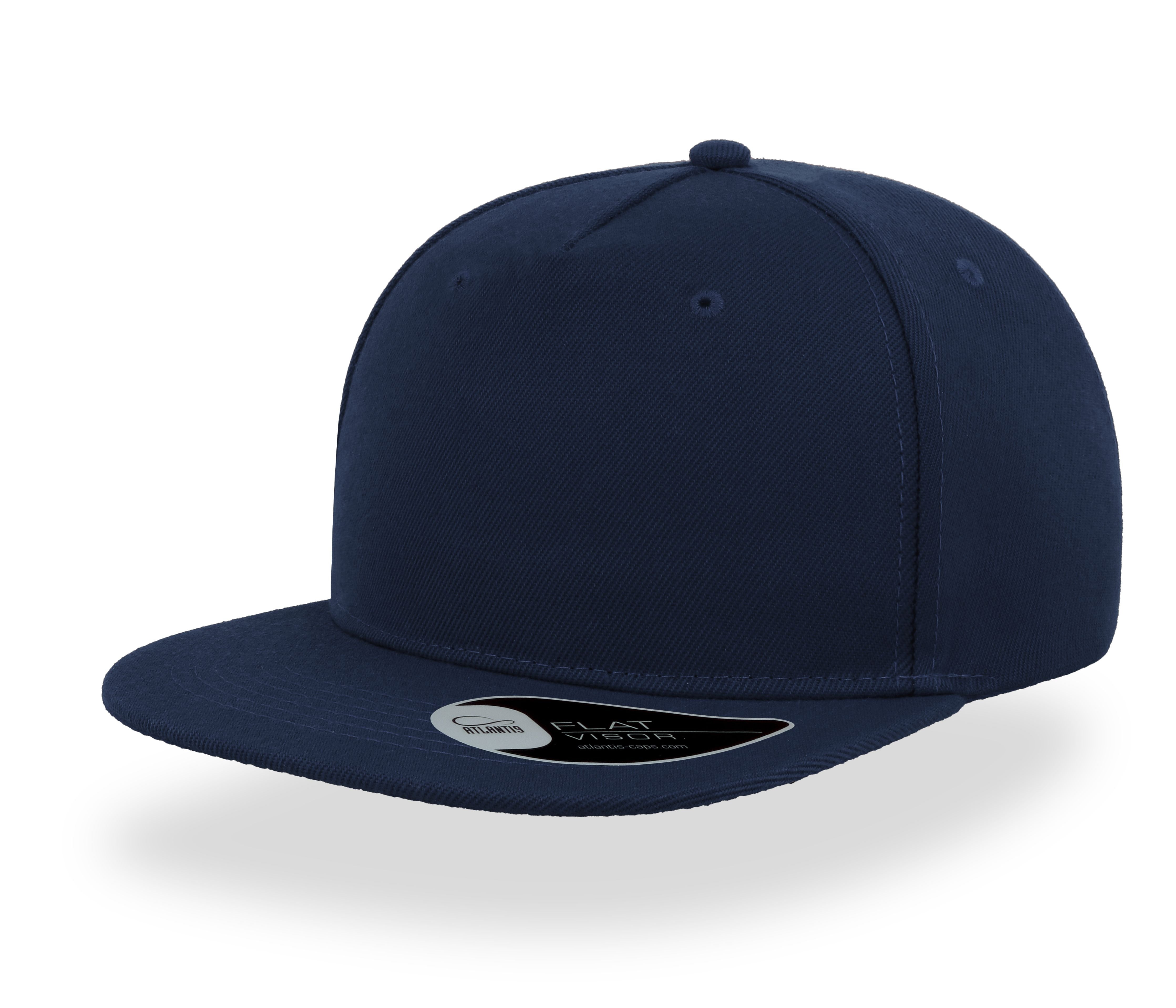 Casquette Visière Plate 5 Pans - Navy
