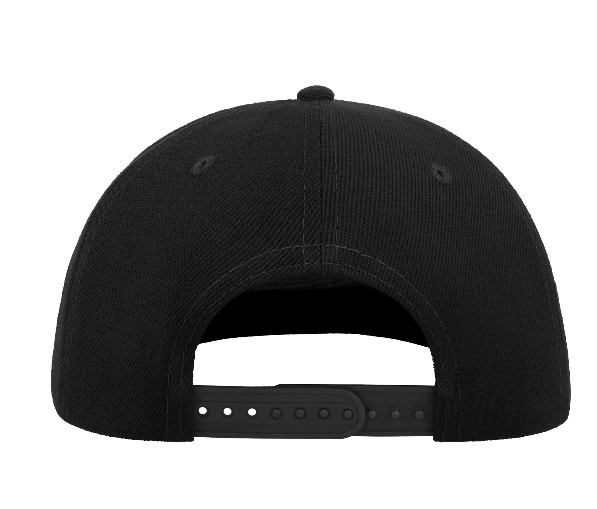 Casquette Visière Plate 5 Pans - Black
