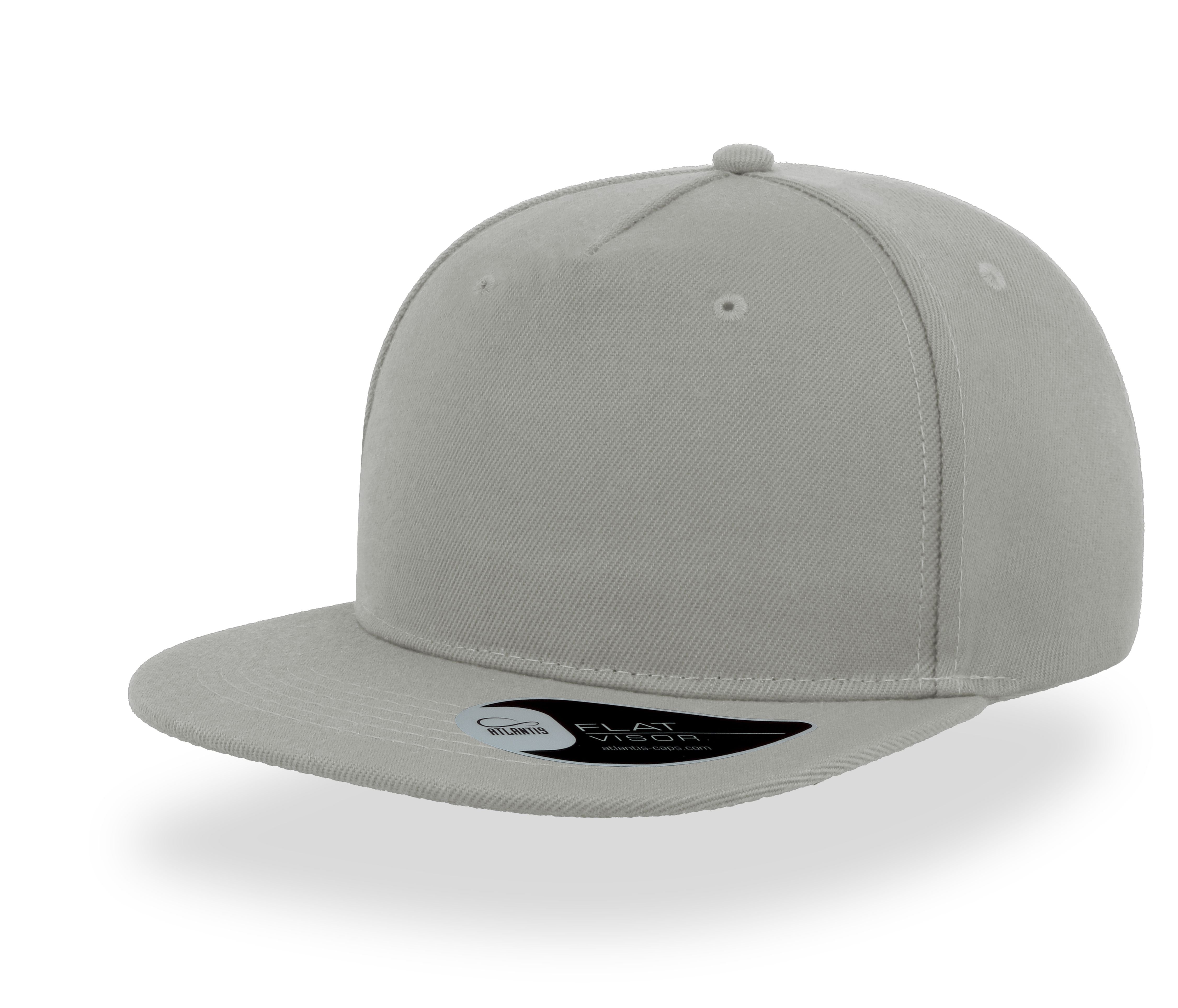 Casquette Visière Plate 5 Pans - Grey