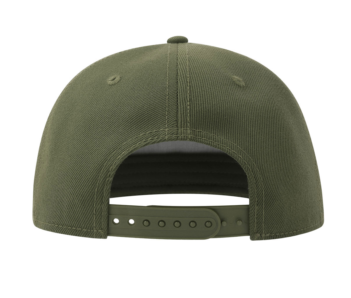 Casquette Visière Plate 5 Pans - Olive