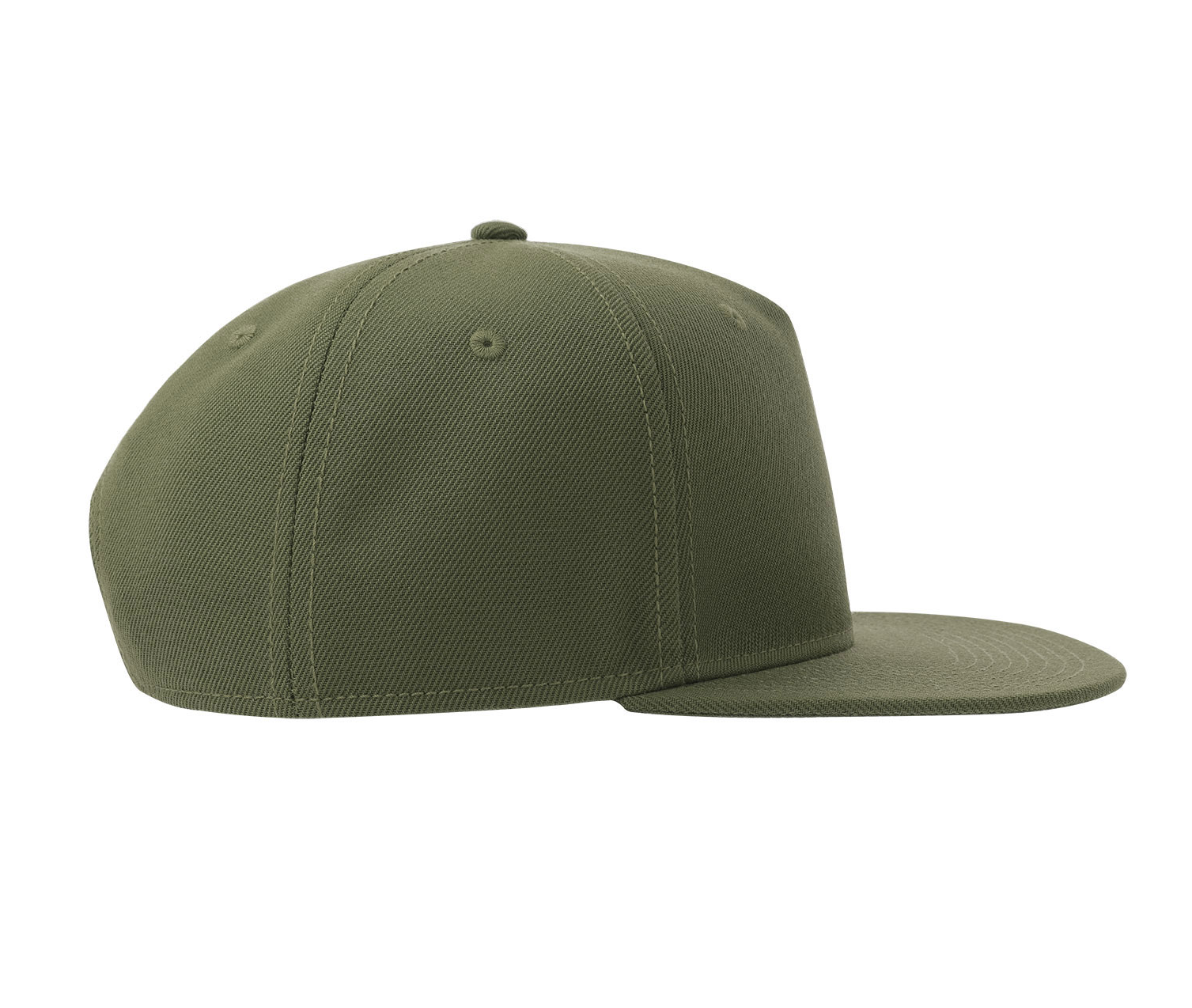 Casquette Visière Plate 5 Pans - Olive
