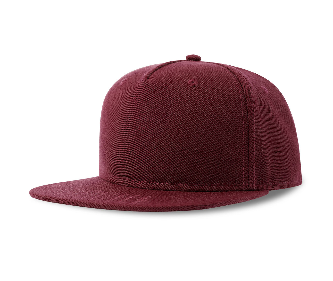 Casquette Visière Plate 5 Pans - Cardinal