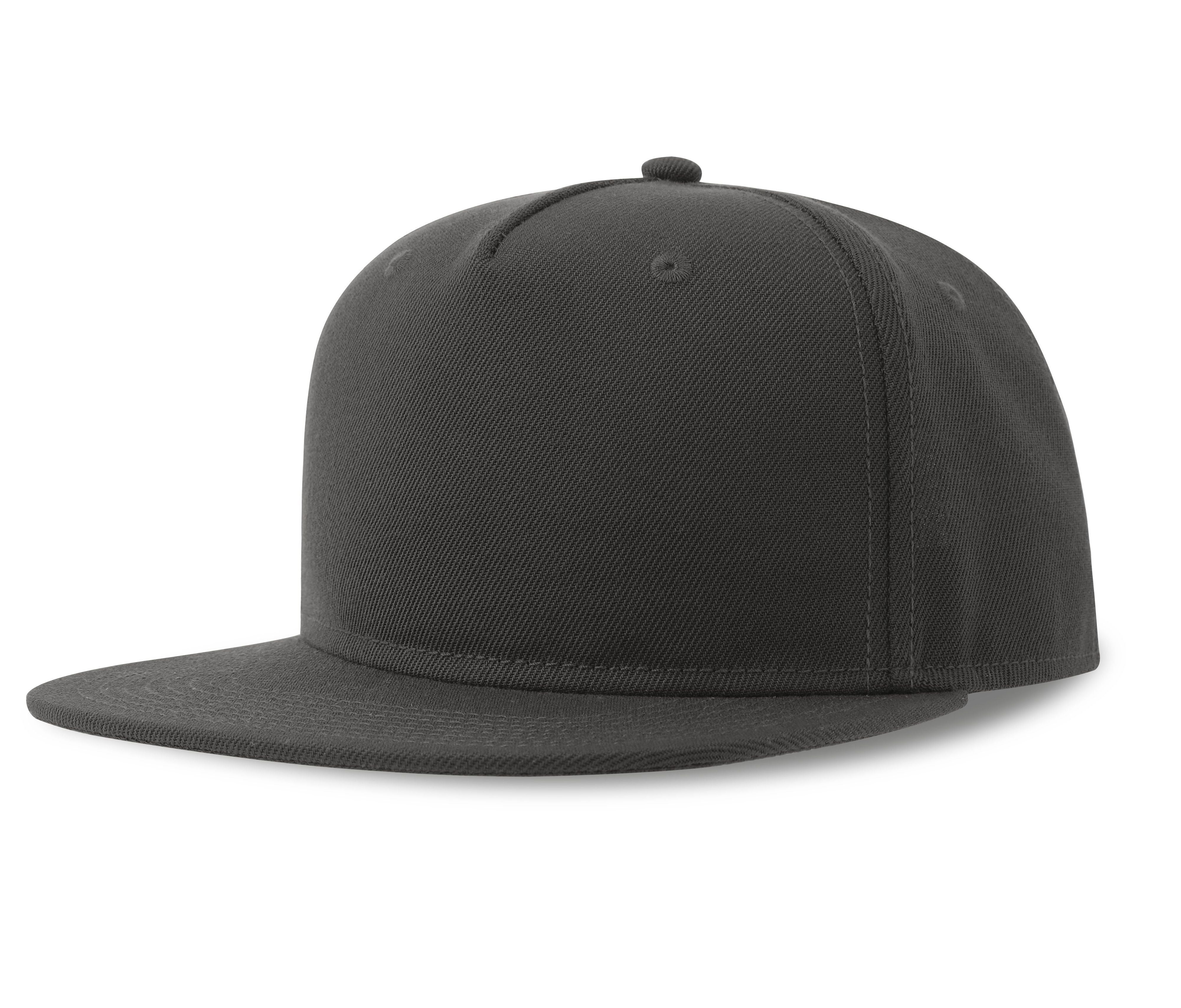 Casquette Visière Plate 5 Pans - Dark Grey