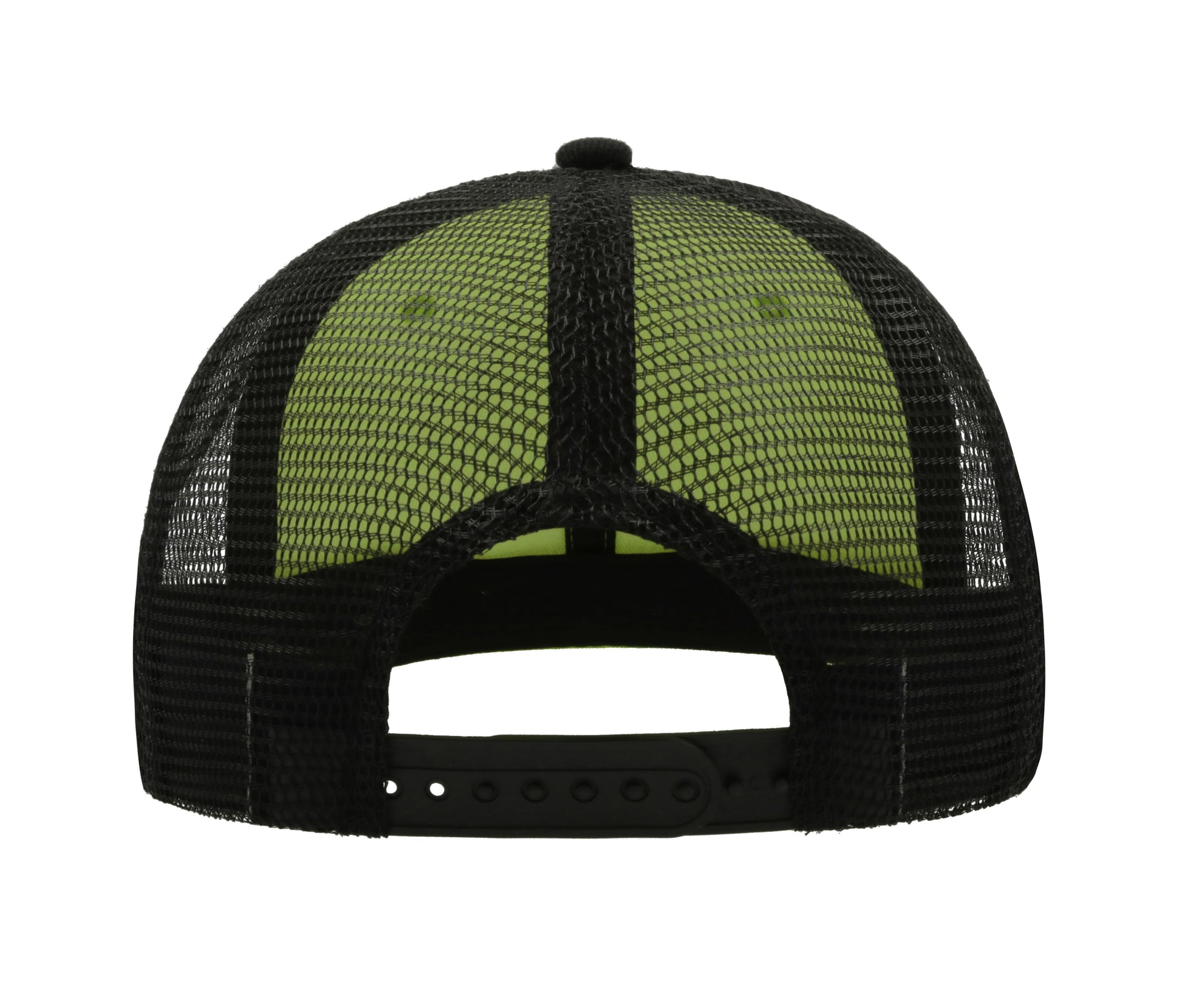 Casquette Visière Plate Style Trucker - Yellow / Black