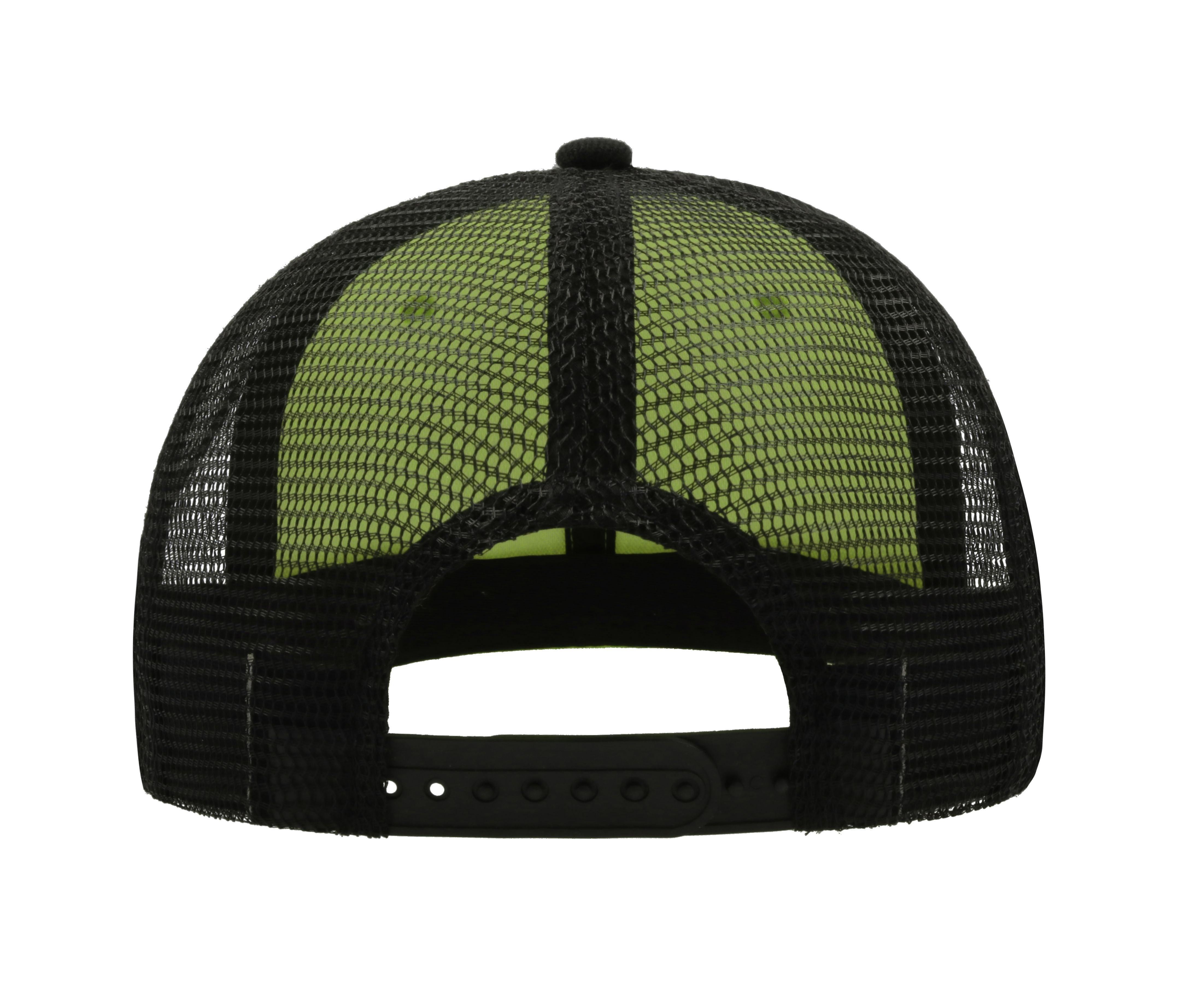 Casquette Visière Plate Style Trucker - Yellow / Black
