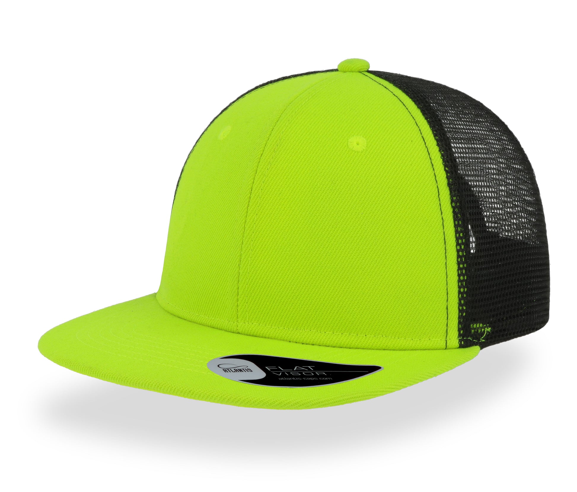 Casquette Visière Plate Style Trucker - Yellow / Black
