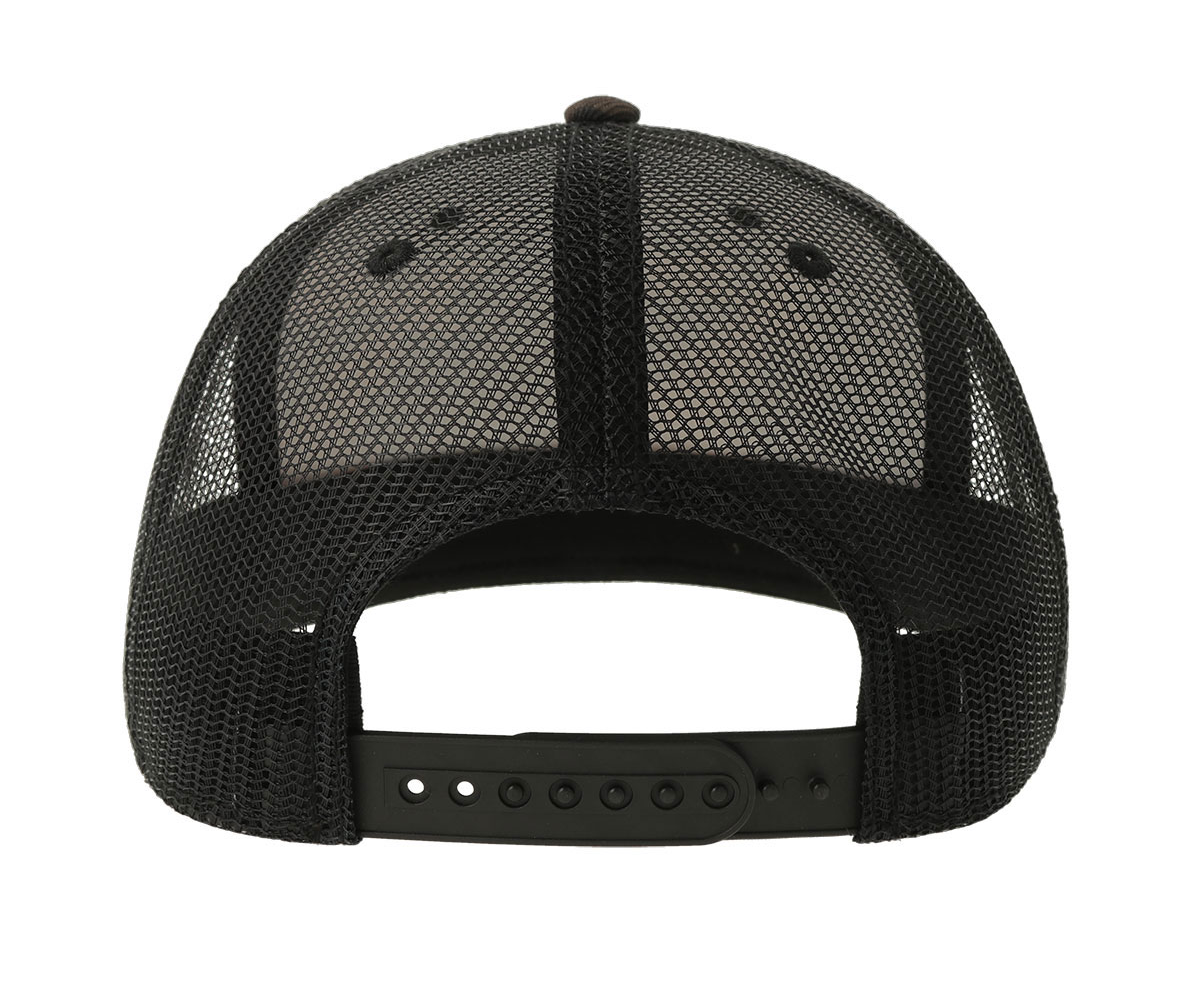Casquette Visière Plate Style Trucker - Camouflage/black