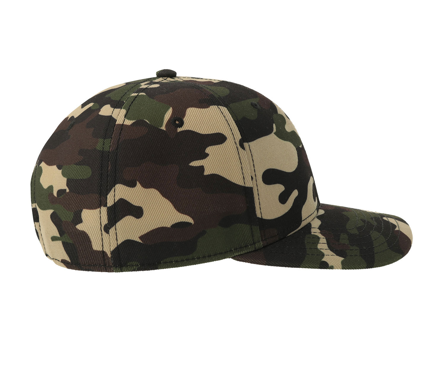 Casquette Baseball 6 Pans - Camouflage/black