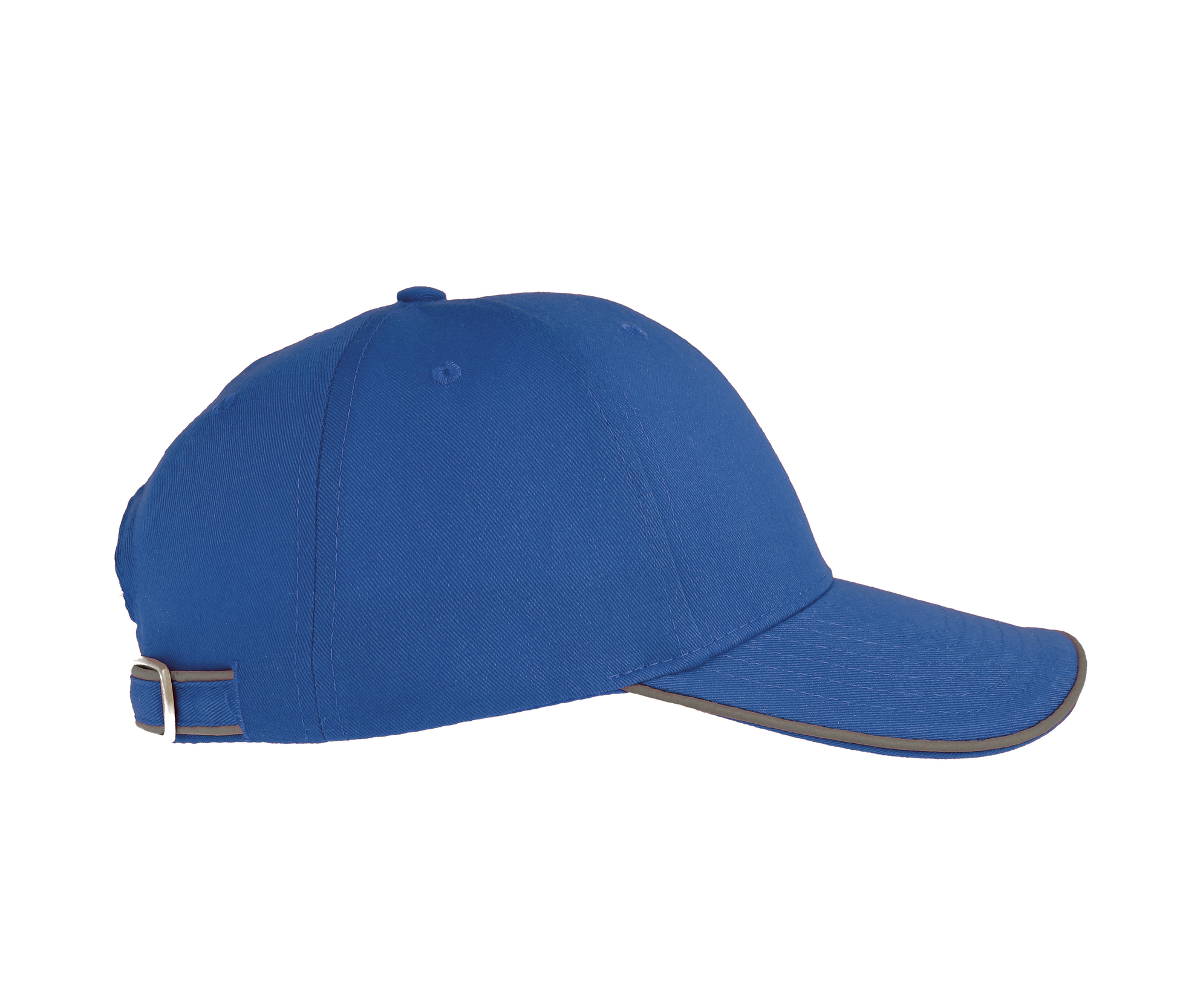Casquette 6 Pans Liseré Réfléchissant - Royal