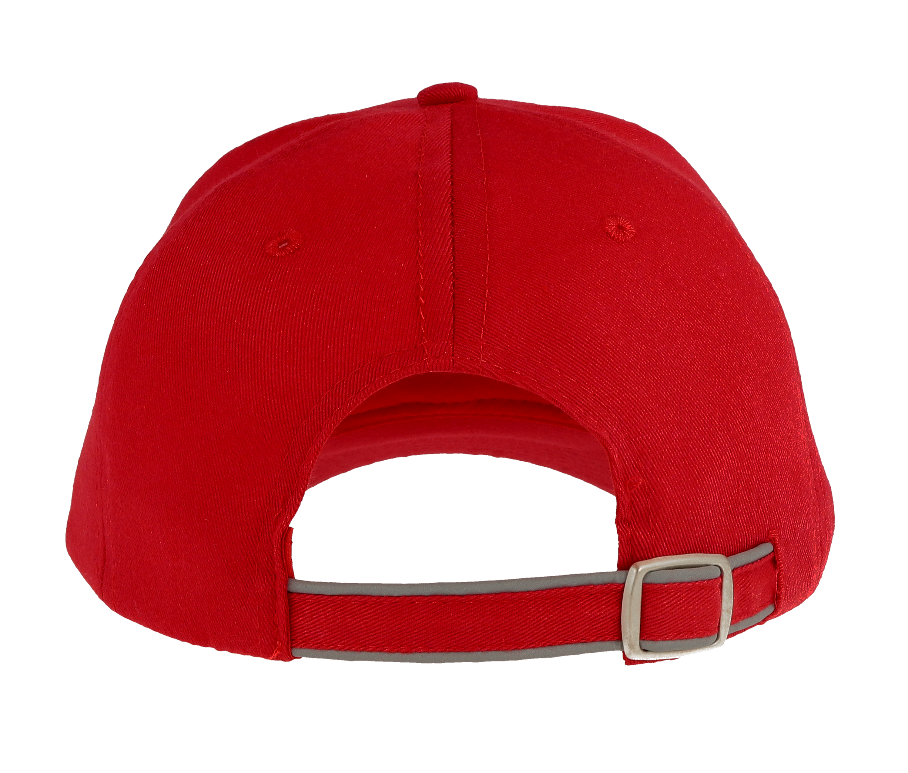 Casquette 6 Pans Liseré Réfléchissant - Red