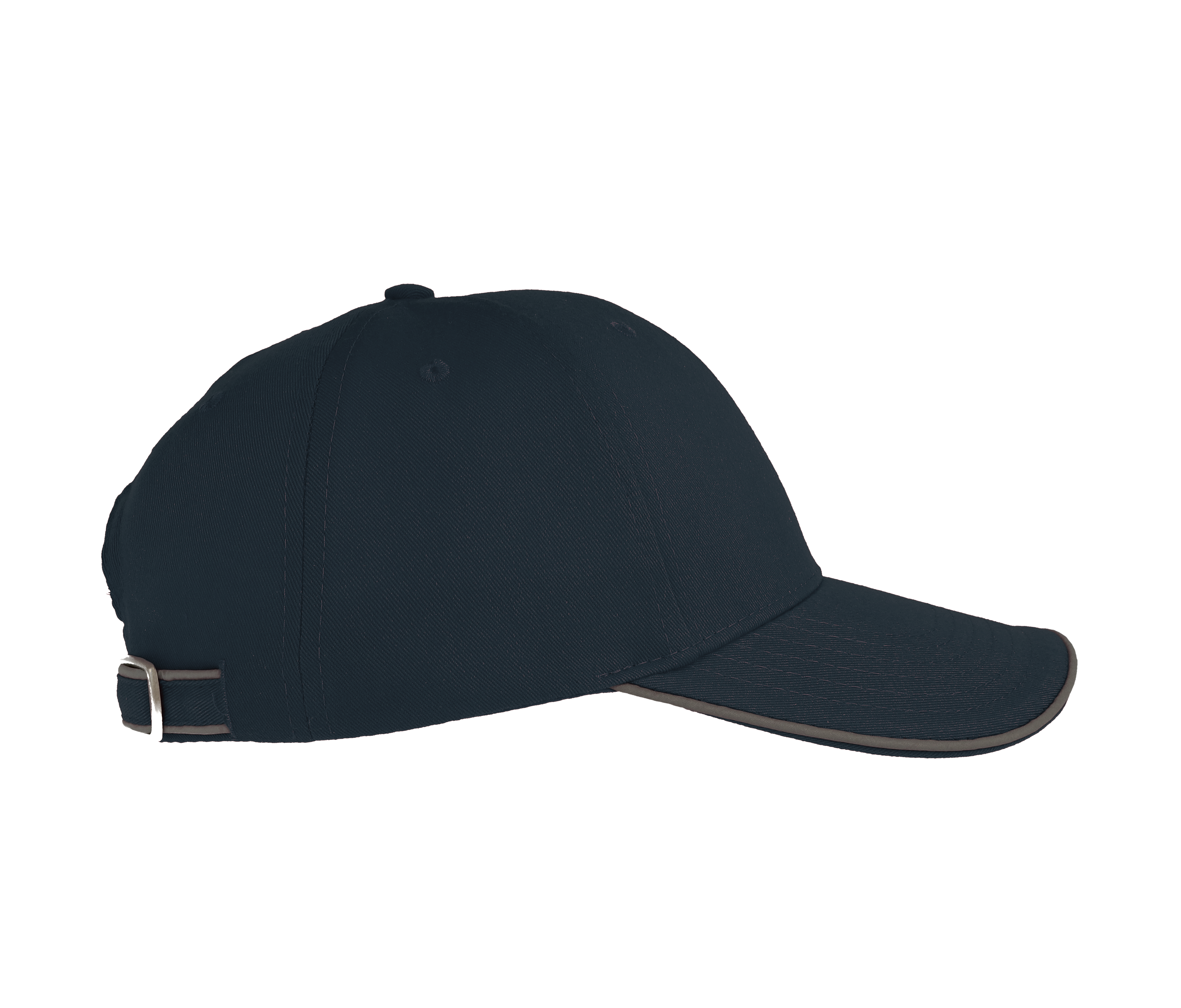 Casquette 6 Pans Liseré Réfléchissant - Navy