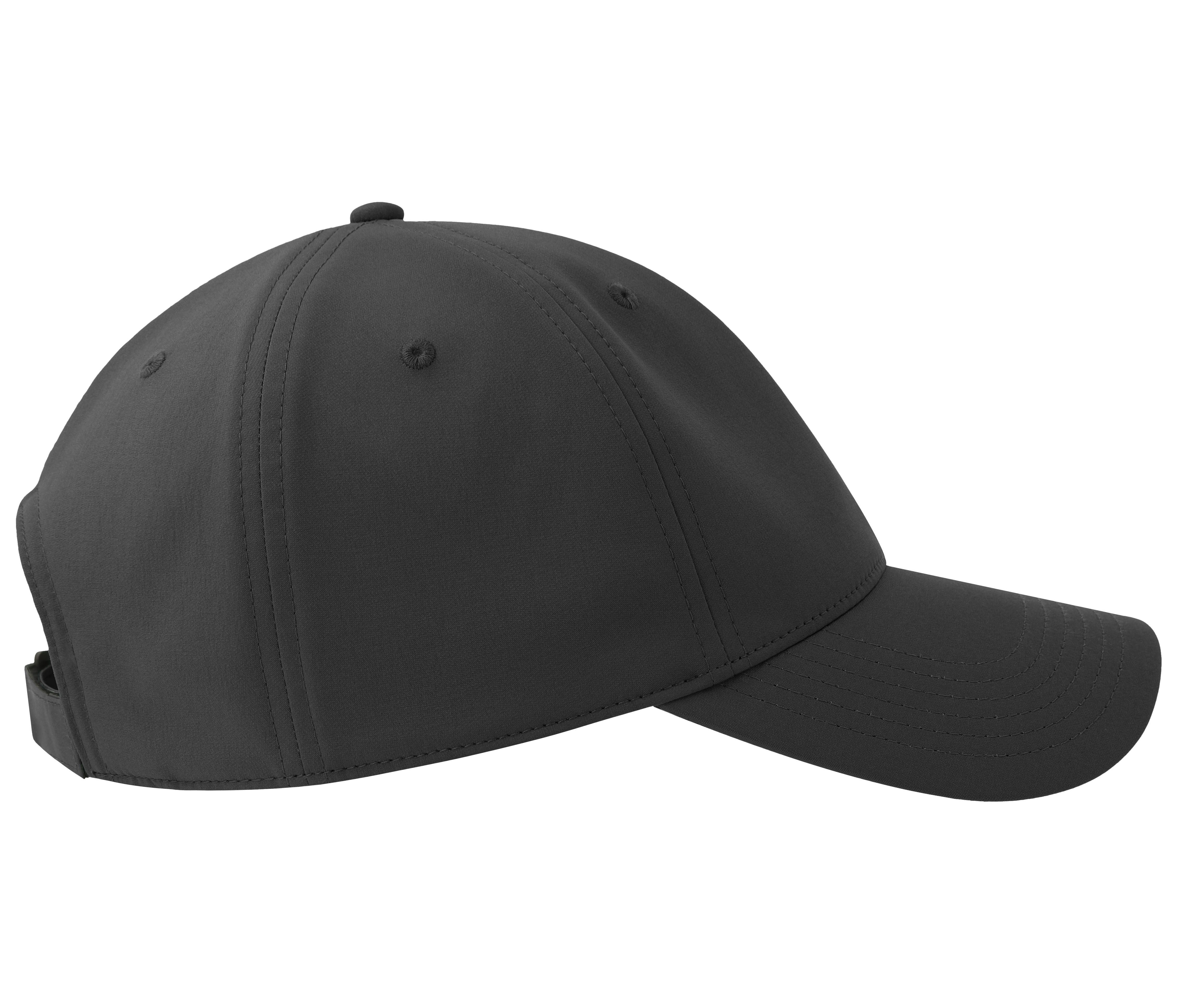 Casquette 6 Pans Avec Protection Anti-Uv - Black