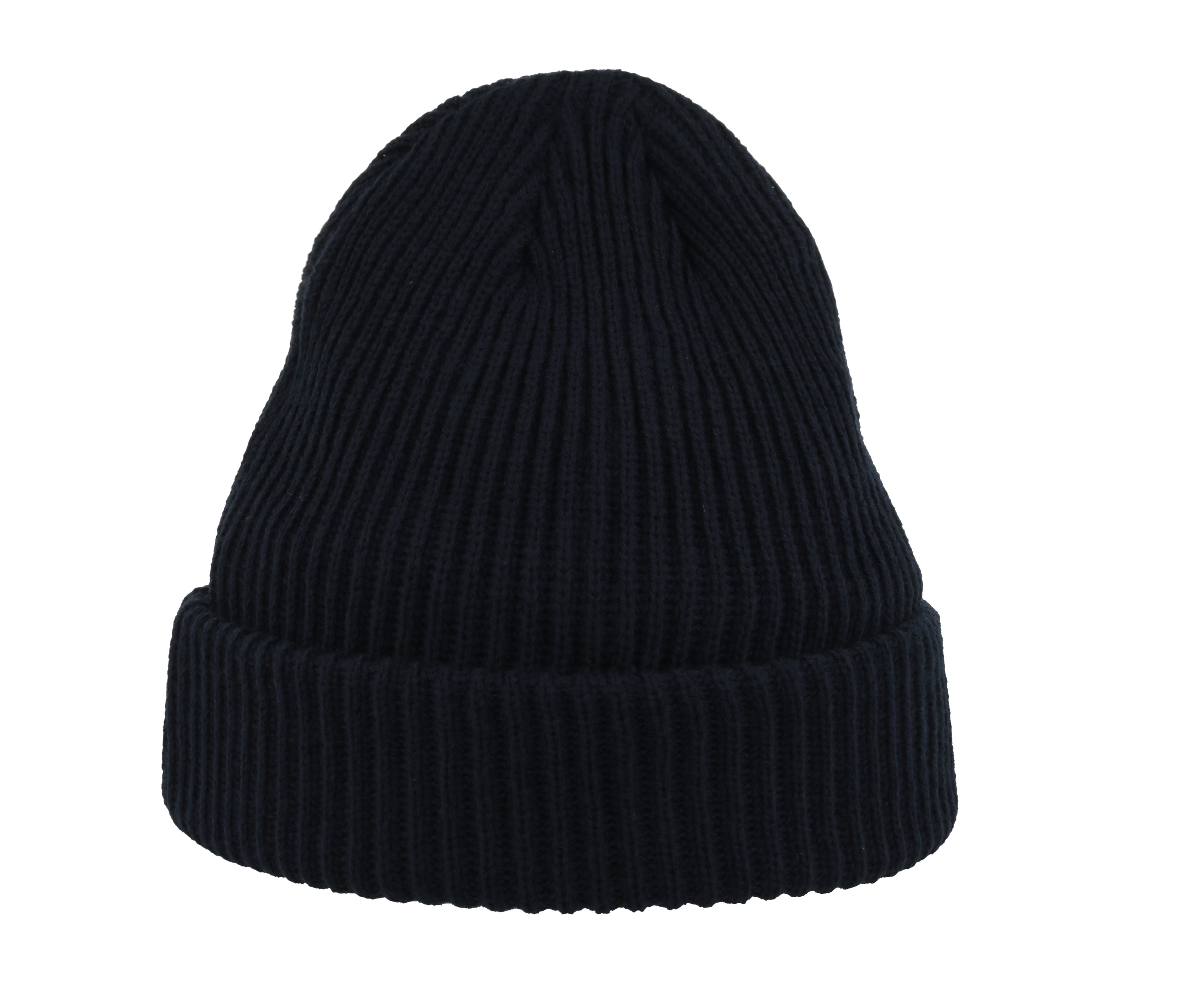 Bonnet en Bord Côte - Navy