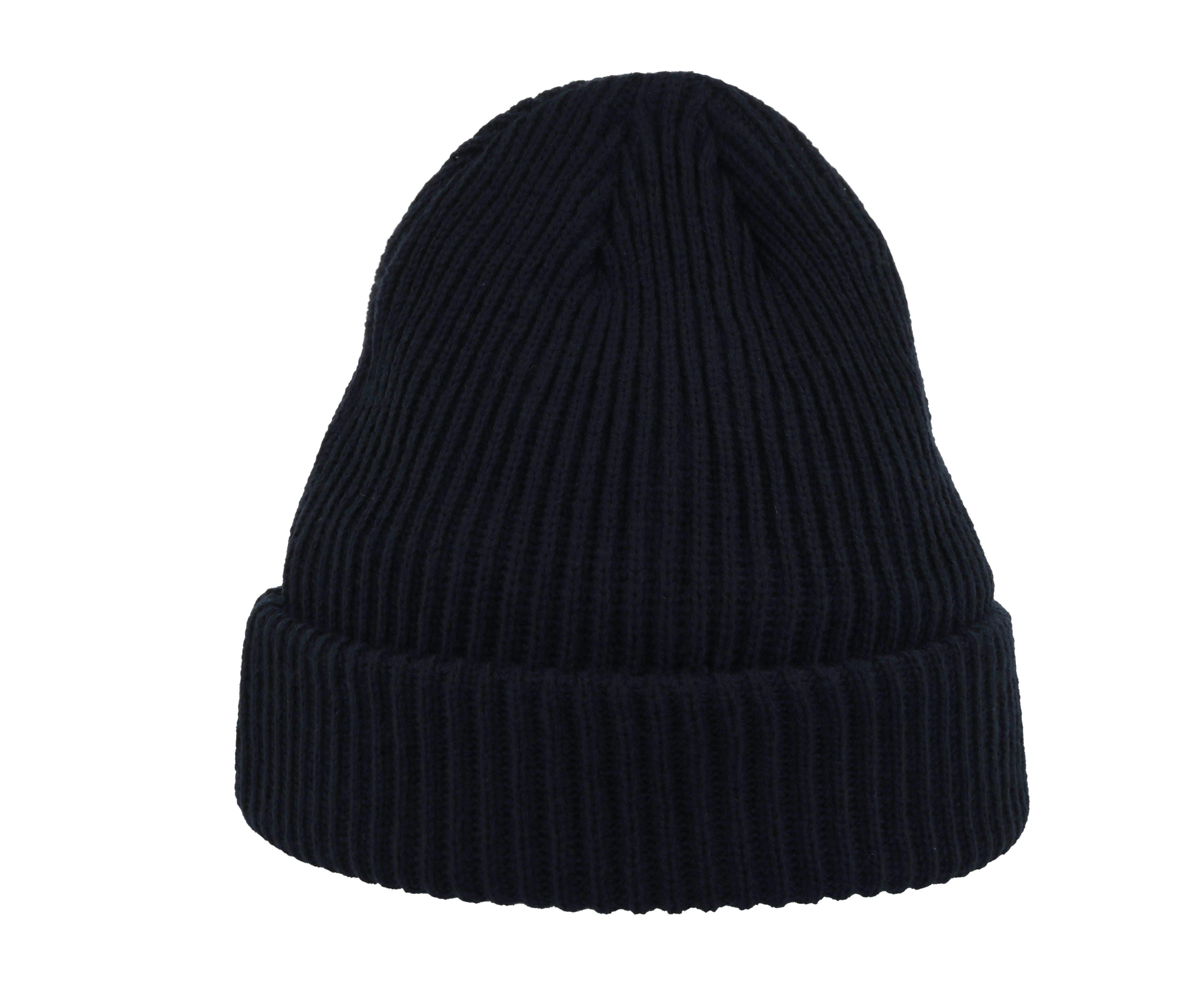 Bonnet en Bord Côte - Navy