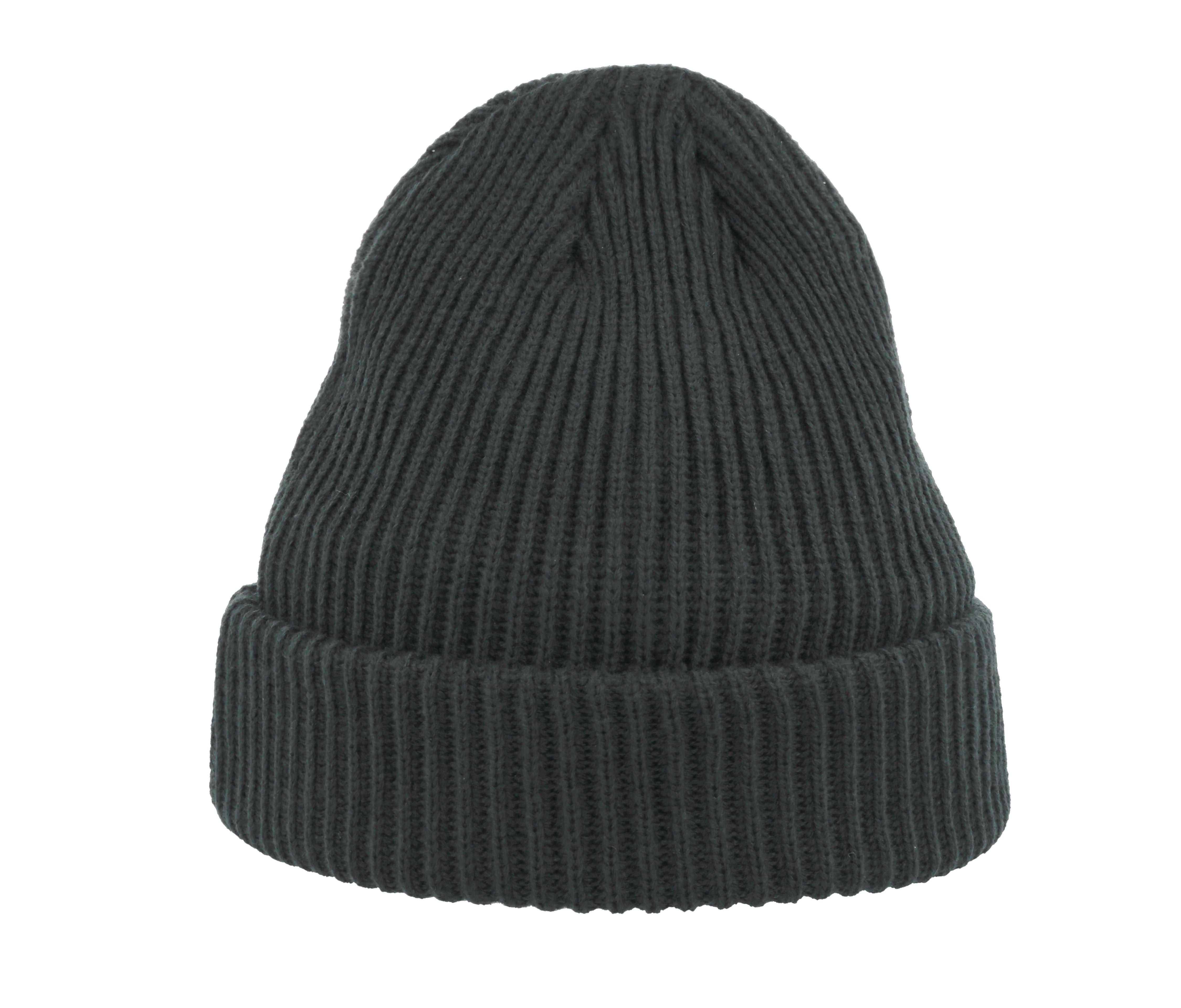 Bonnet en Bord Côte - Dark Grey