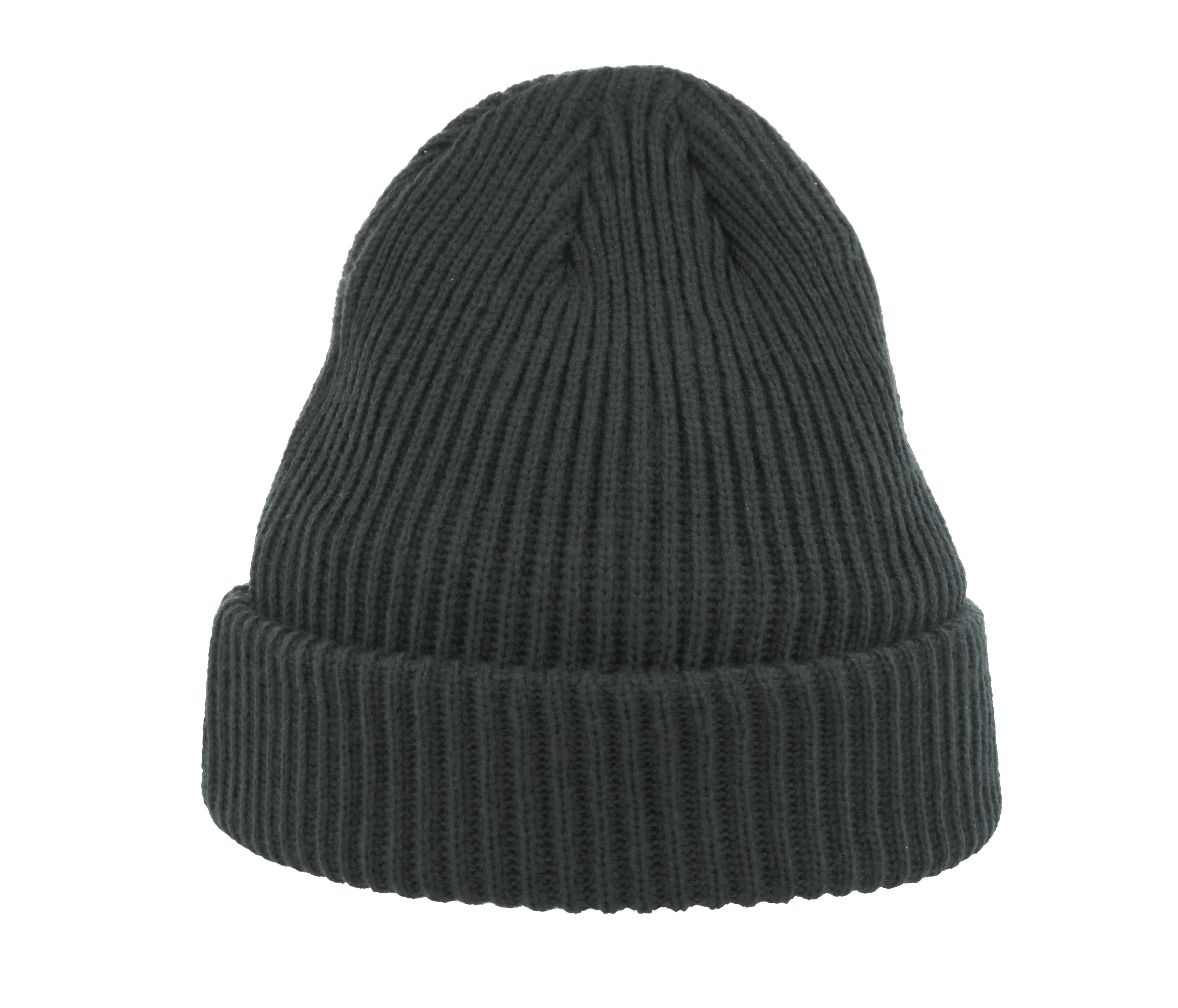 Bonnet en Bord Côte - Dark Grey